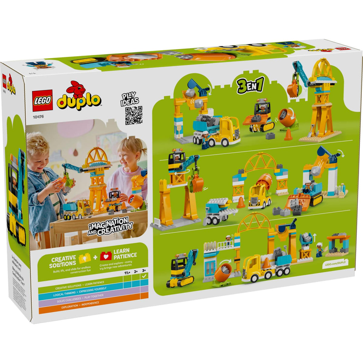LEGO® 10476 3-in-1 Construction Site and Vehicles -  DUPLO®