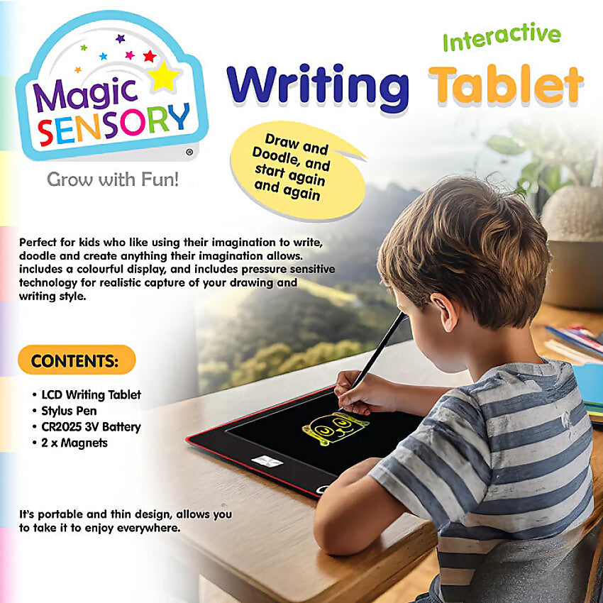 Magic Sensory - Interactive LCD Writing Tablet 8.5-inch - Red Pet