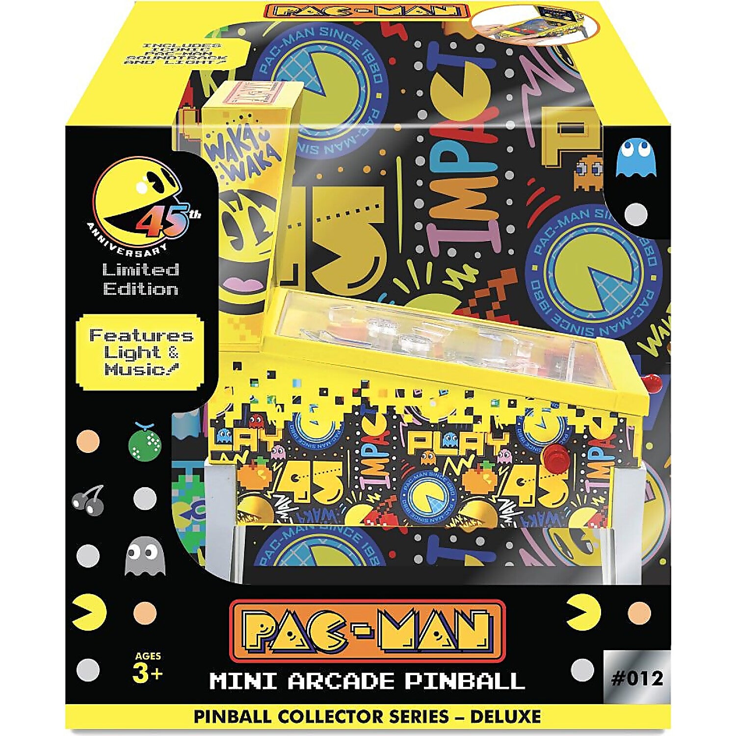 PAC-MAN - Mini Arcade Pinball (45th Anniversary Limited Edition) Collector Series Deluxe