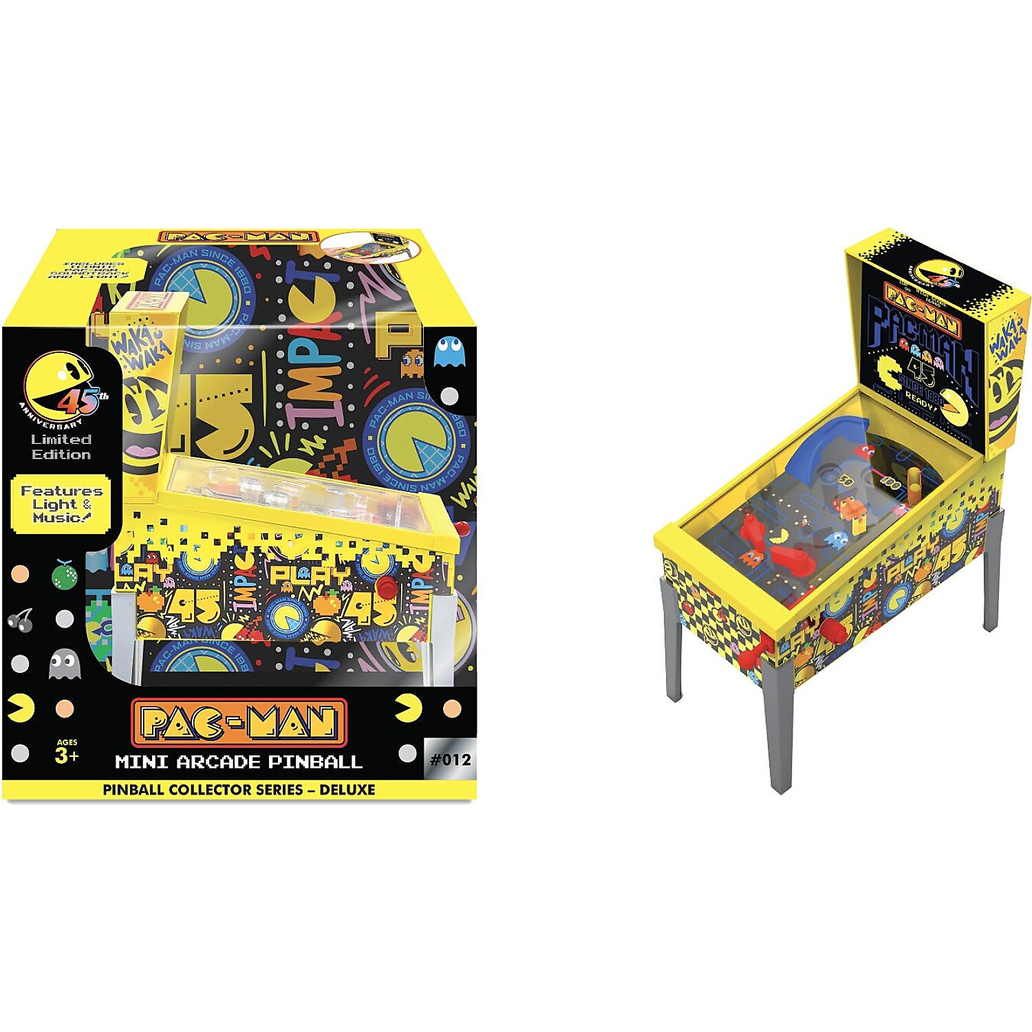 PAC-MAN - Mini Arcade Pinball (45th Anniversary Limited Edition) Collector Series Deluxe