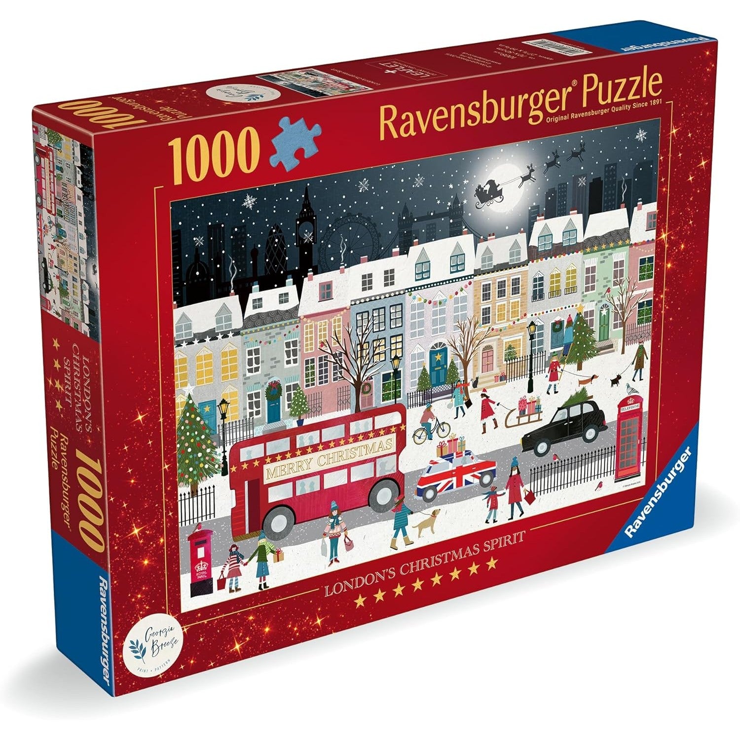 Ravensburger - London’s Christmas Spirit Jigsaw Puzzle 1000 Pcs