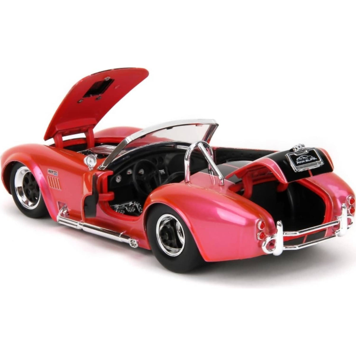JADA TOYS - PINK SLIPS 1965 SHELBY COBRA 427 S/C 1:24 SCALE DIECAST VEHICLE