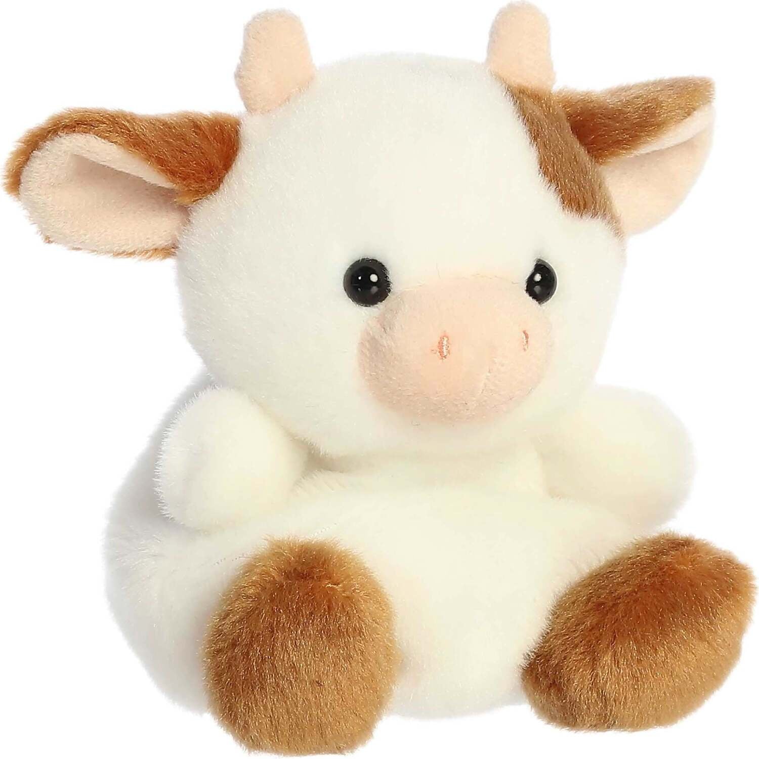Palm Pals - Caroline Brown Cow Plush