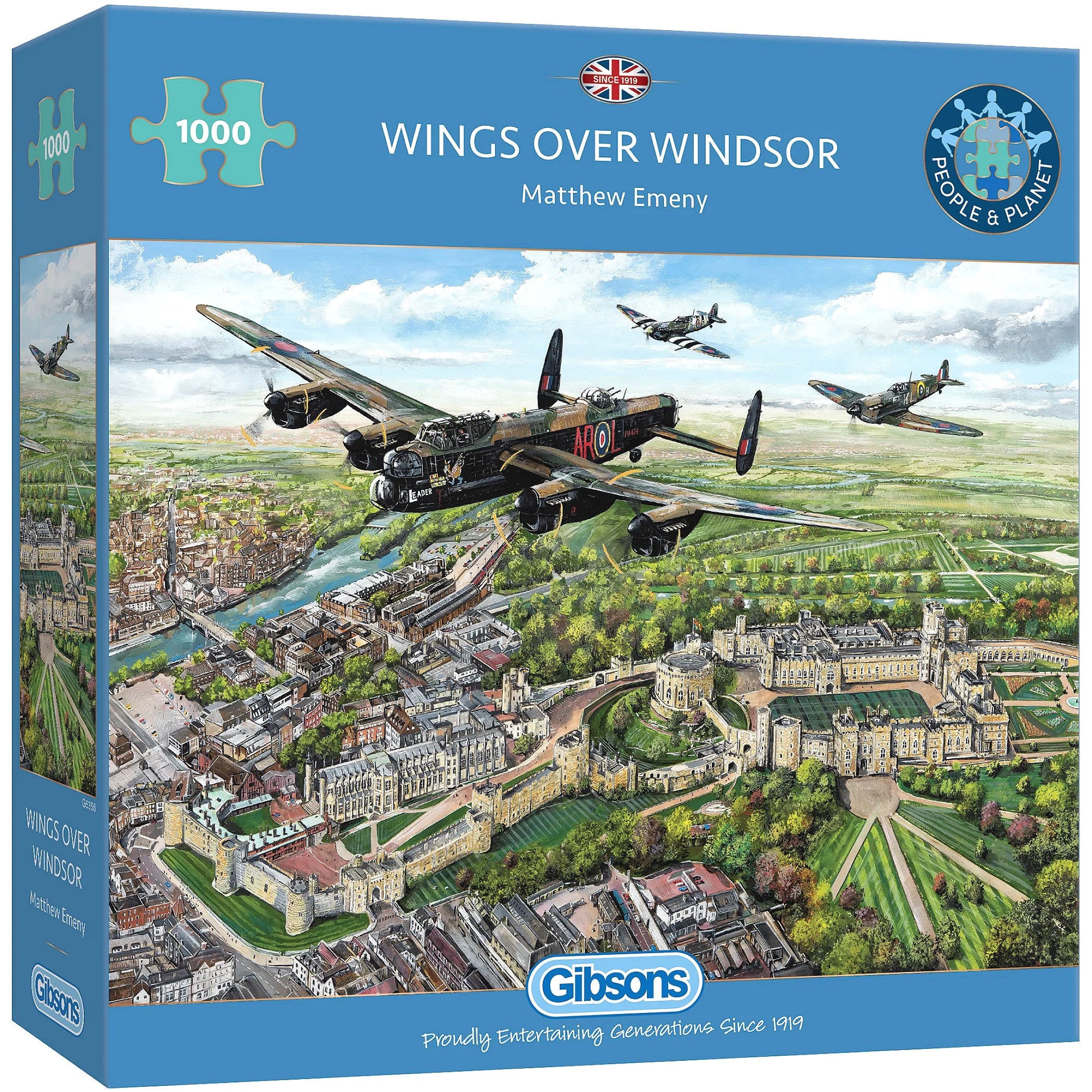 Gibsons - Wings Over Windsor Jigsaw Puzzle 1000 Pieces