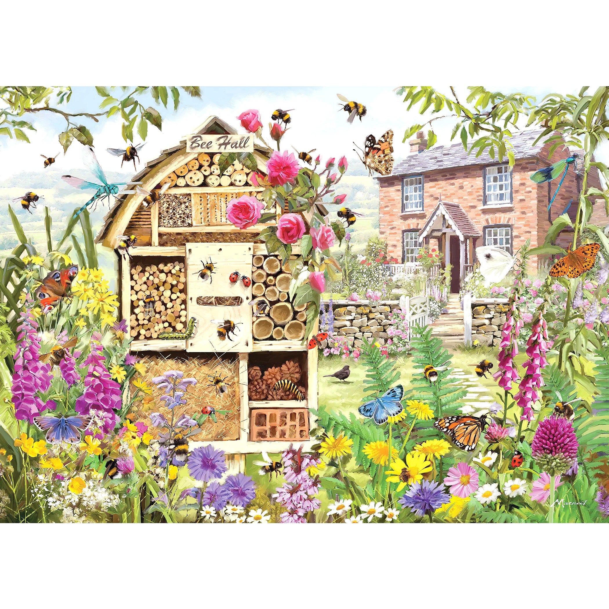 Gibsons - Bee Hall Jigsaw Puzzle 1000 Pieces