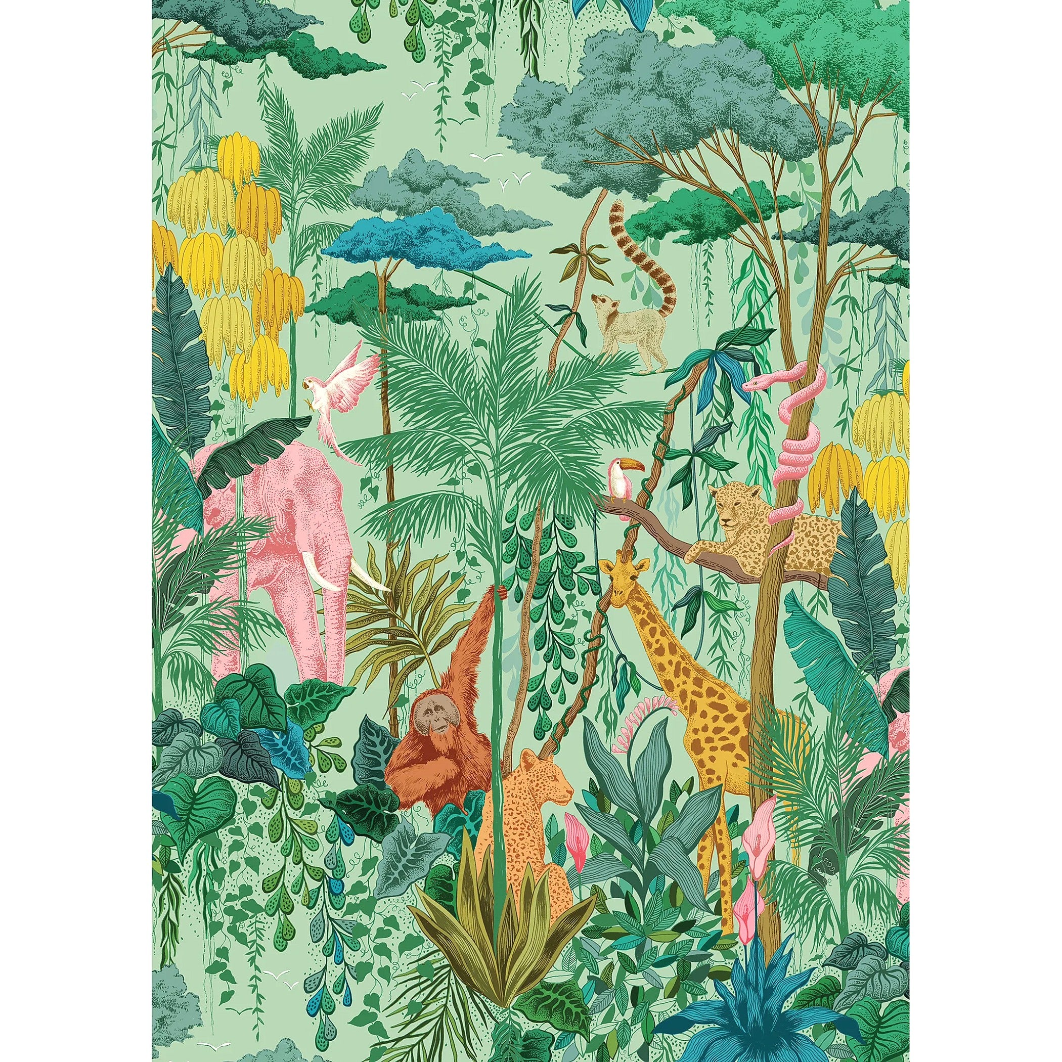 Gibsons - The Art File Jungle Animals Jigsaw Puzzle 1000 Pieces