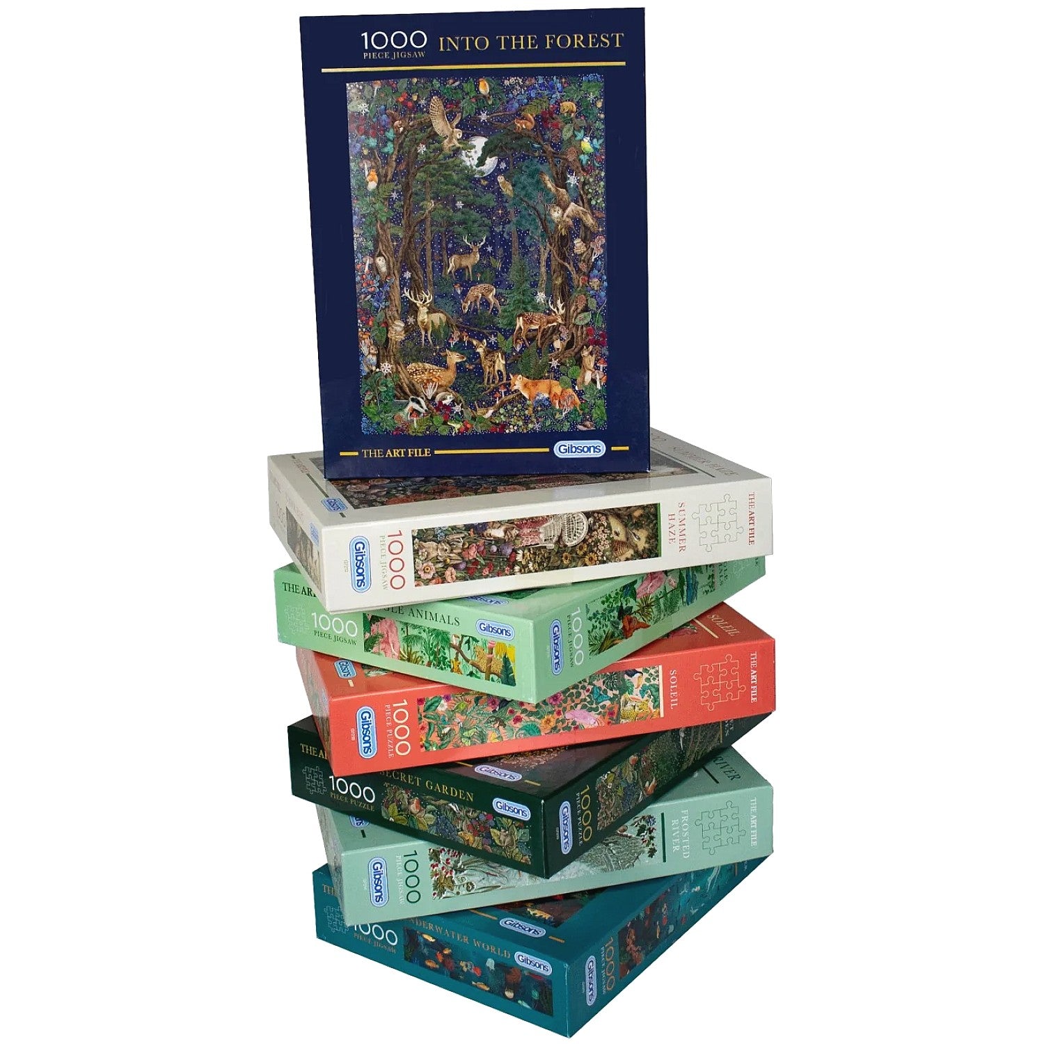 Gibsons - The Art File Jungle Animals Jigsaw Puzzle 1000 Pieces