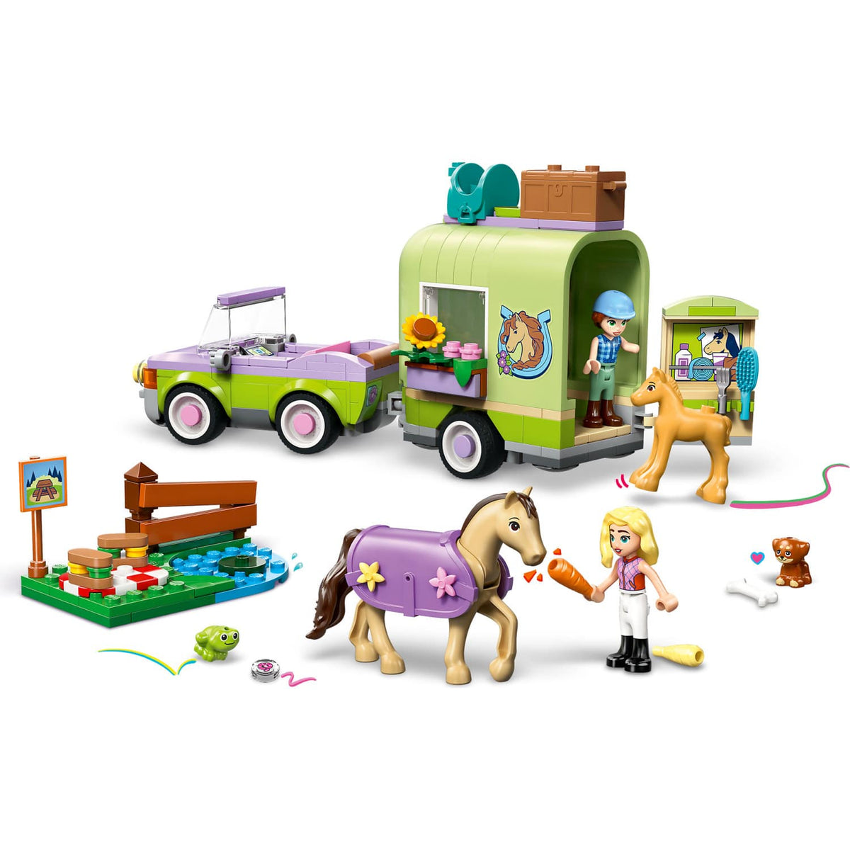 LEGO® 42695 Horse & Baby Foal Trailer - Friends