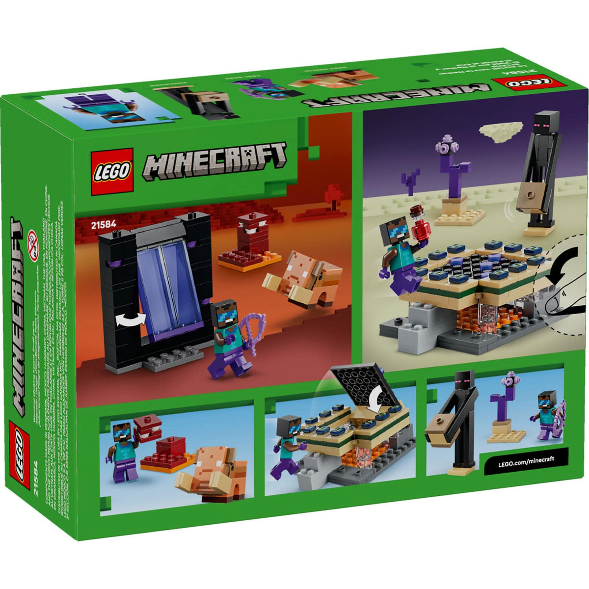 LEGO® 21584 Nether & End Portal Journey - Minecraft®
