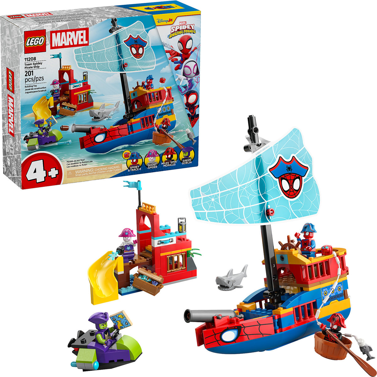 LEGO® 11208 Team Spidey Pirate Ship - Marvel Super Heroes 4+