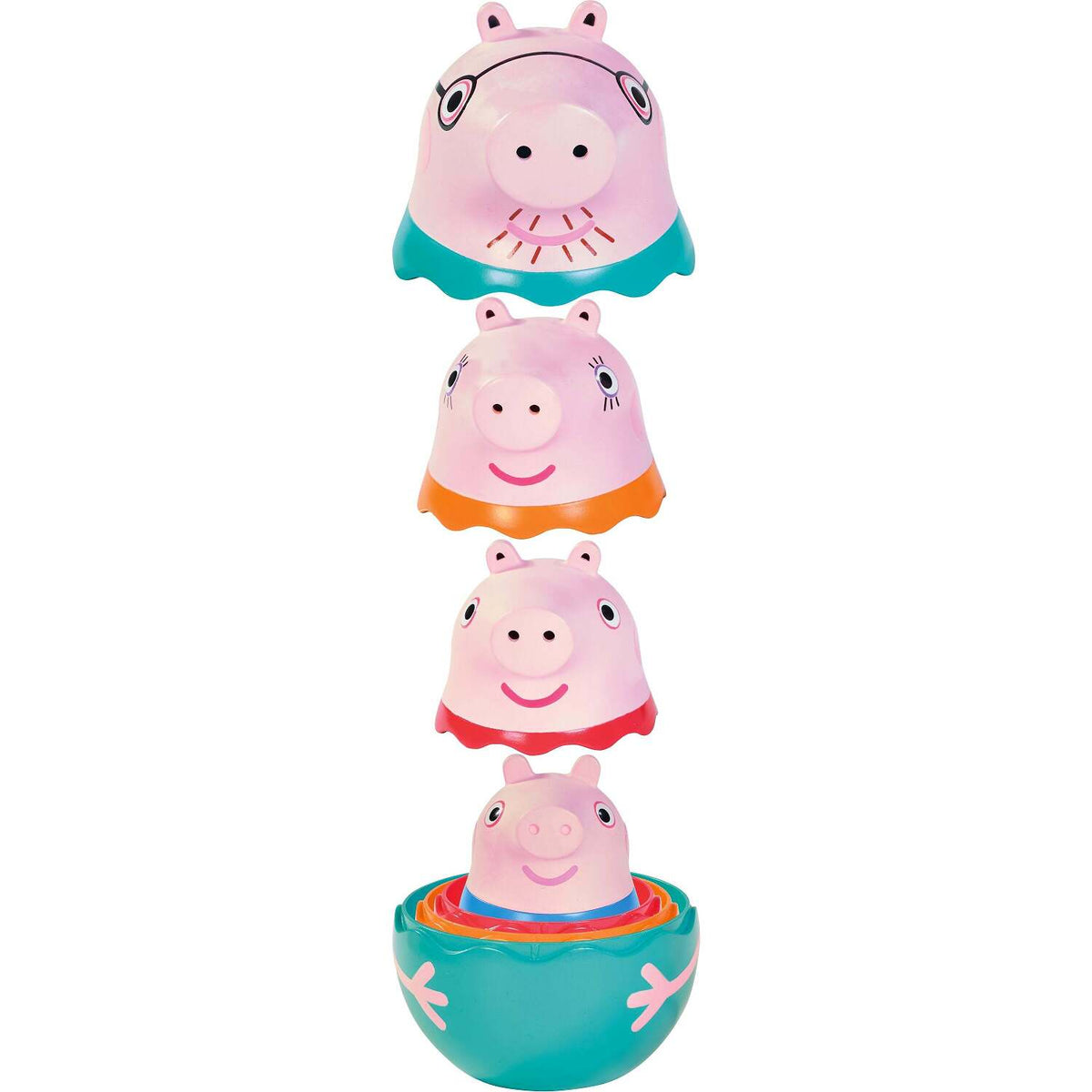 TOMY - Toomies Peppa Pig Peppa's Nesting Family