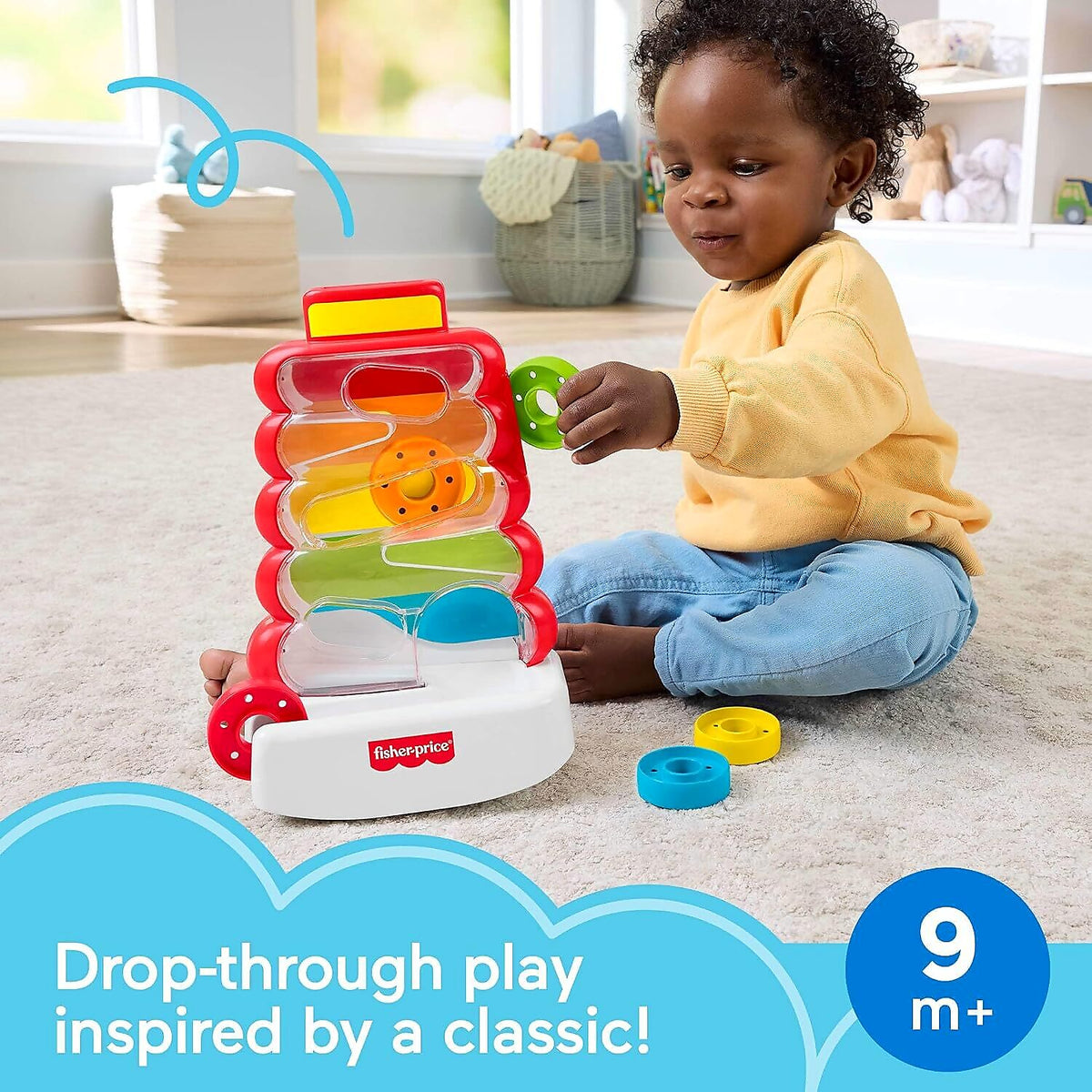 Fisher-Price - Drop Through Rock-A-Stack - Mattel