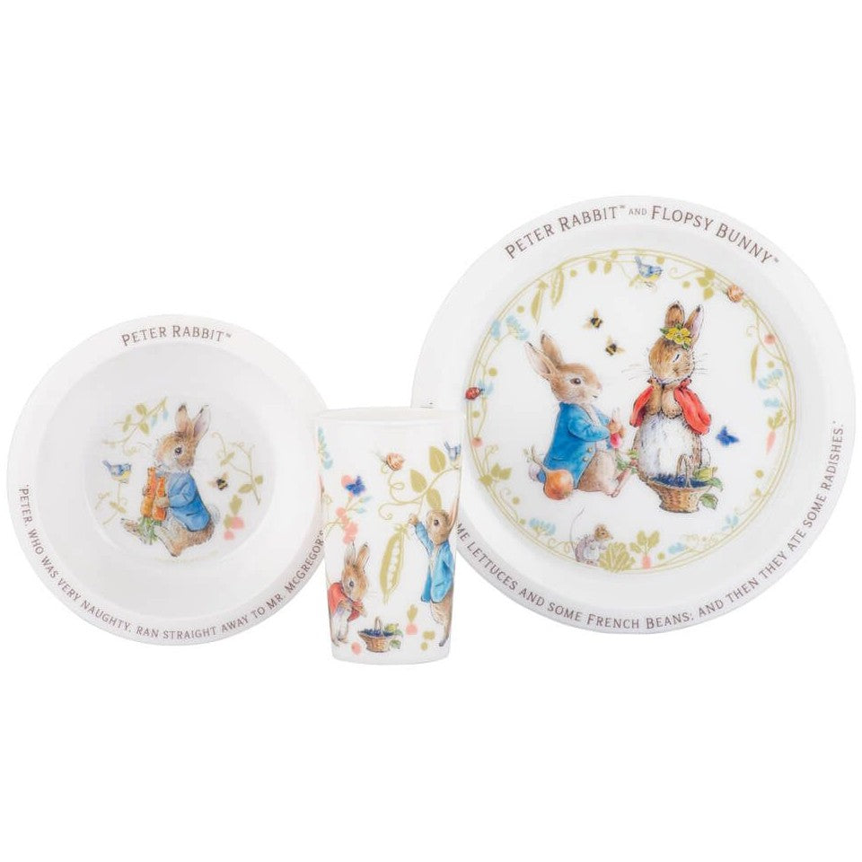 Peter Rabbit - Mealtime Dinner Set 3pc - Jasnor