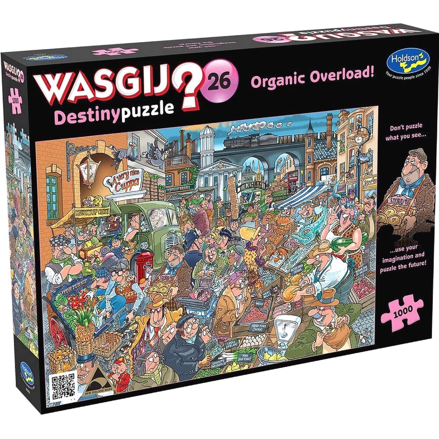 WASGIJ? - Destiny 26 Organic Overload! Holdson Jigsaw Puzzle 1000 Pieces