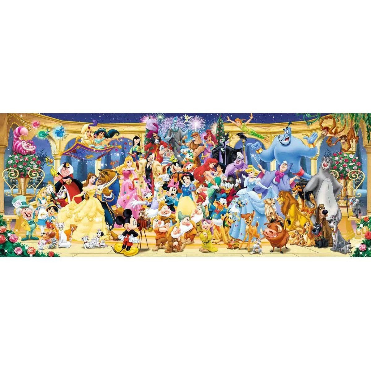 Ravensburger - Disney Group Photo Panorama Jigsaw Puzzle 1000 Pieces