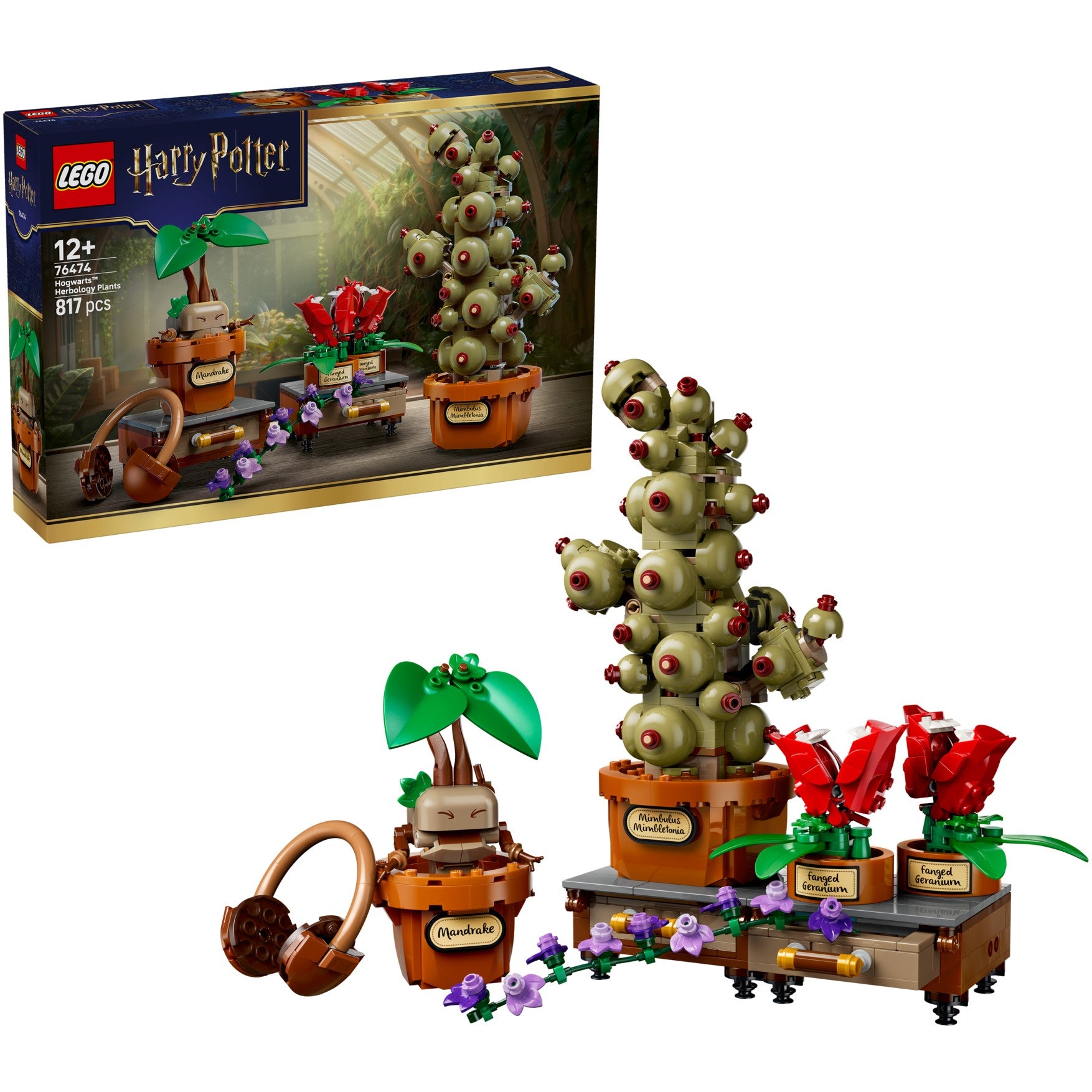 LEGO® 76474 Hogwarts Herbology Plants - Harry Potter™