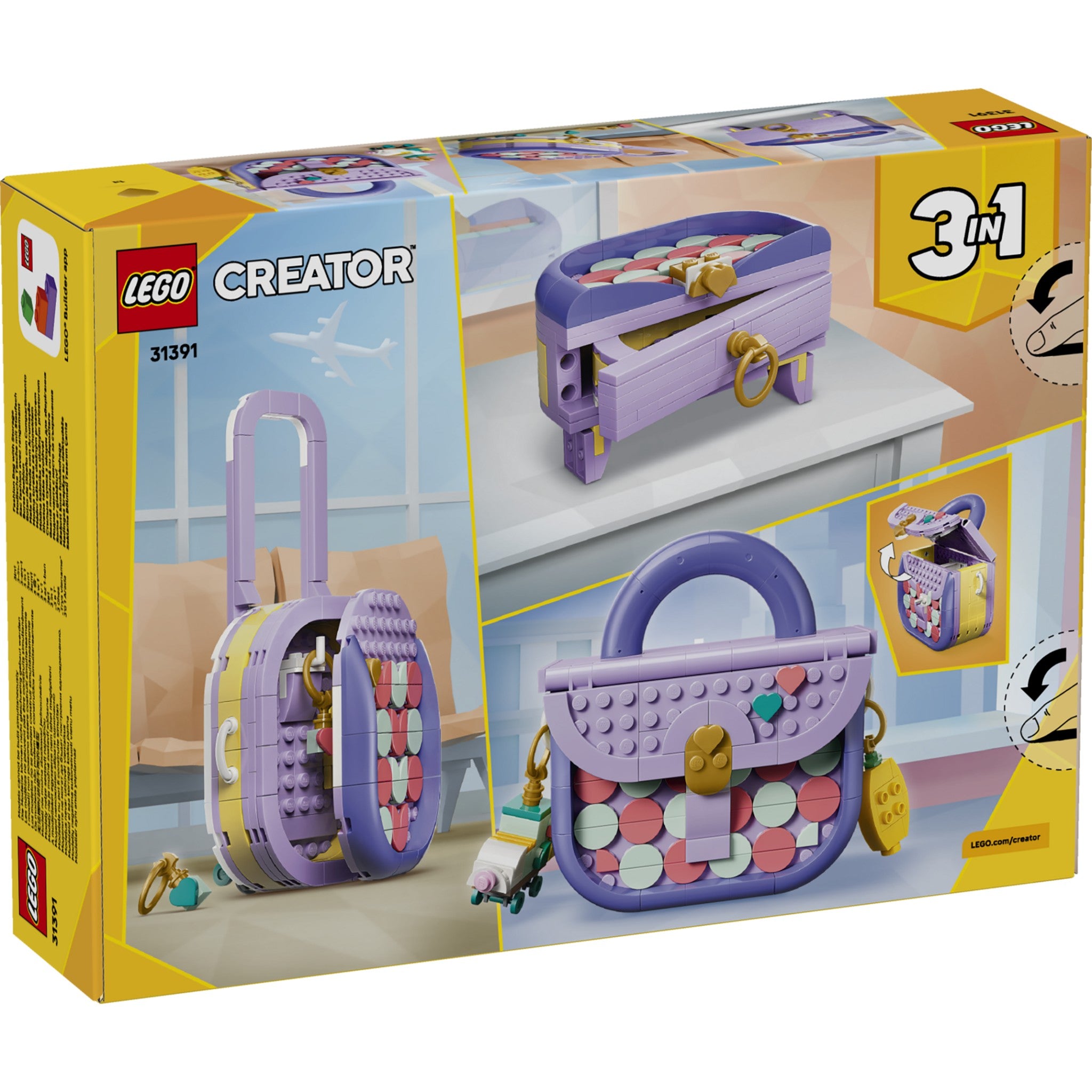LEGO® 31391 Art Fashion Bag with Storage - Creator 3-in-1
