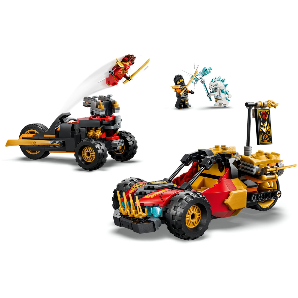LEGO® 71864 Kai and Cole's Combiner Vehicles - NINJAGO®