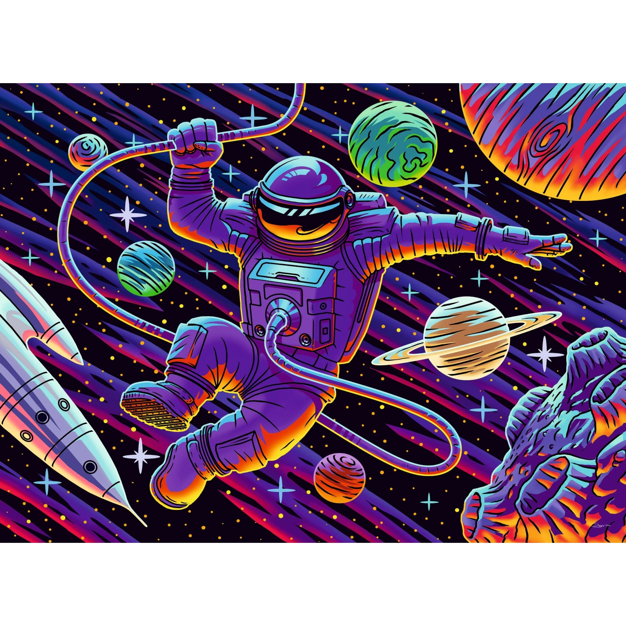 Ravensburger - Starline Outer Space Adventure Jigsaw Puzzle XXL 200 Pcs