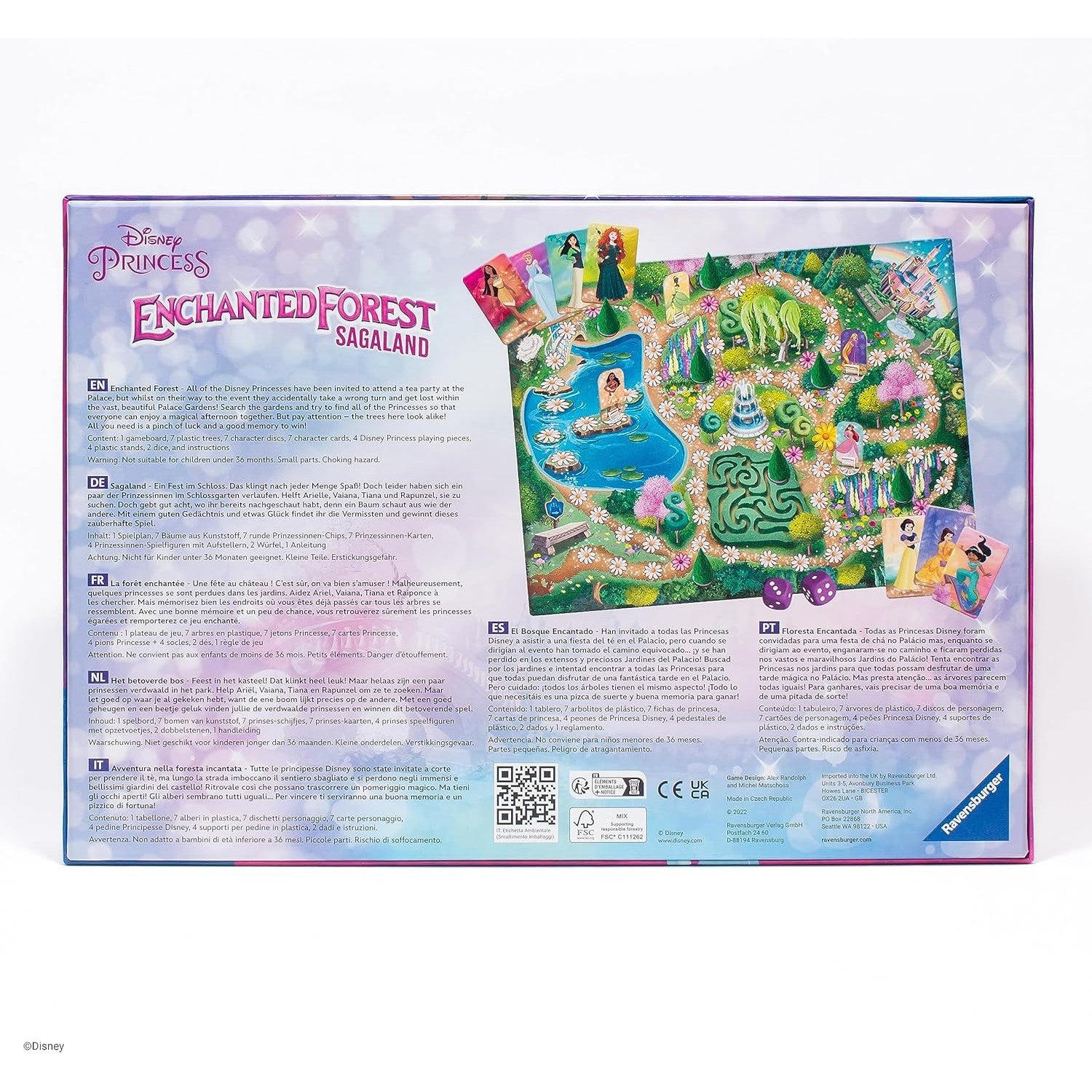 Ravensburger - Disney Princess Enchanted Forest Sagaland Game