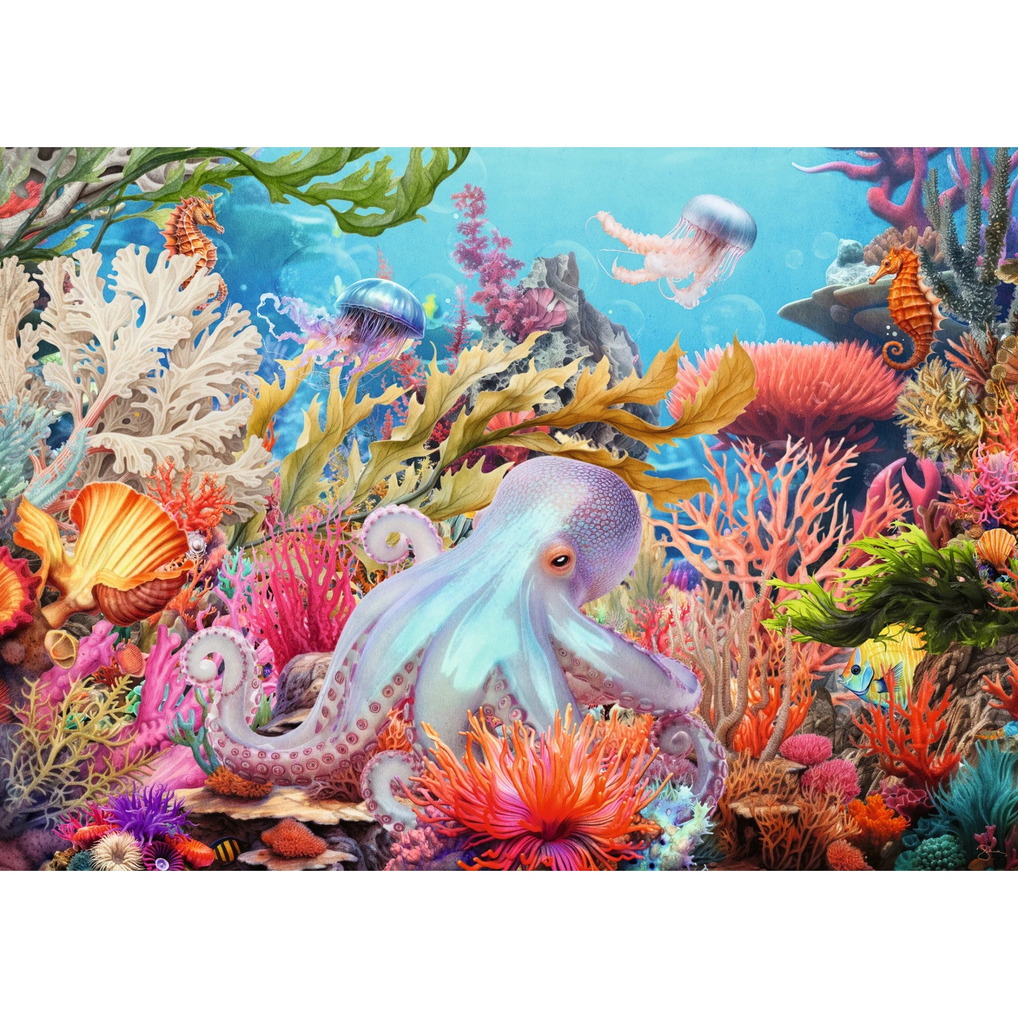Ravensburger - Jeweled Jungle Jigsaw Puzzle 500 Pcs