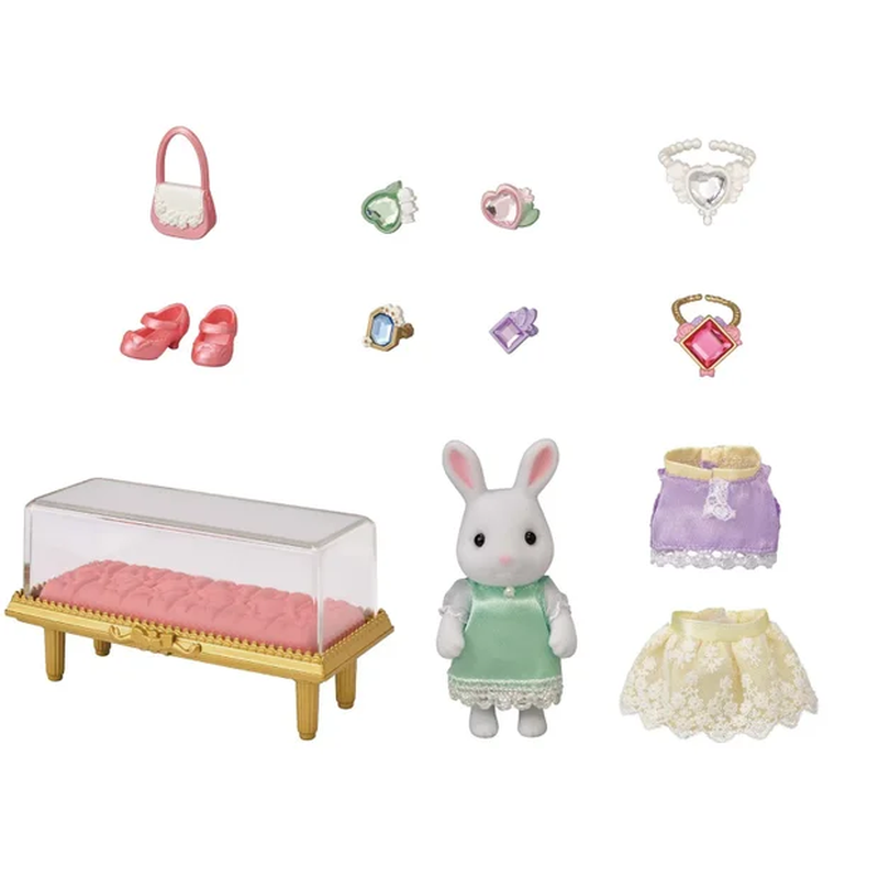 Sylvanian Families - Town Fashion  Playset  Jewels & Gems Collections Animal Doll Playset
