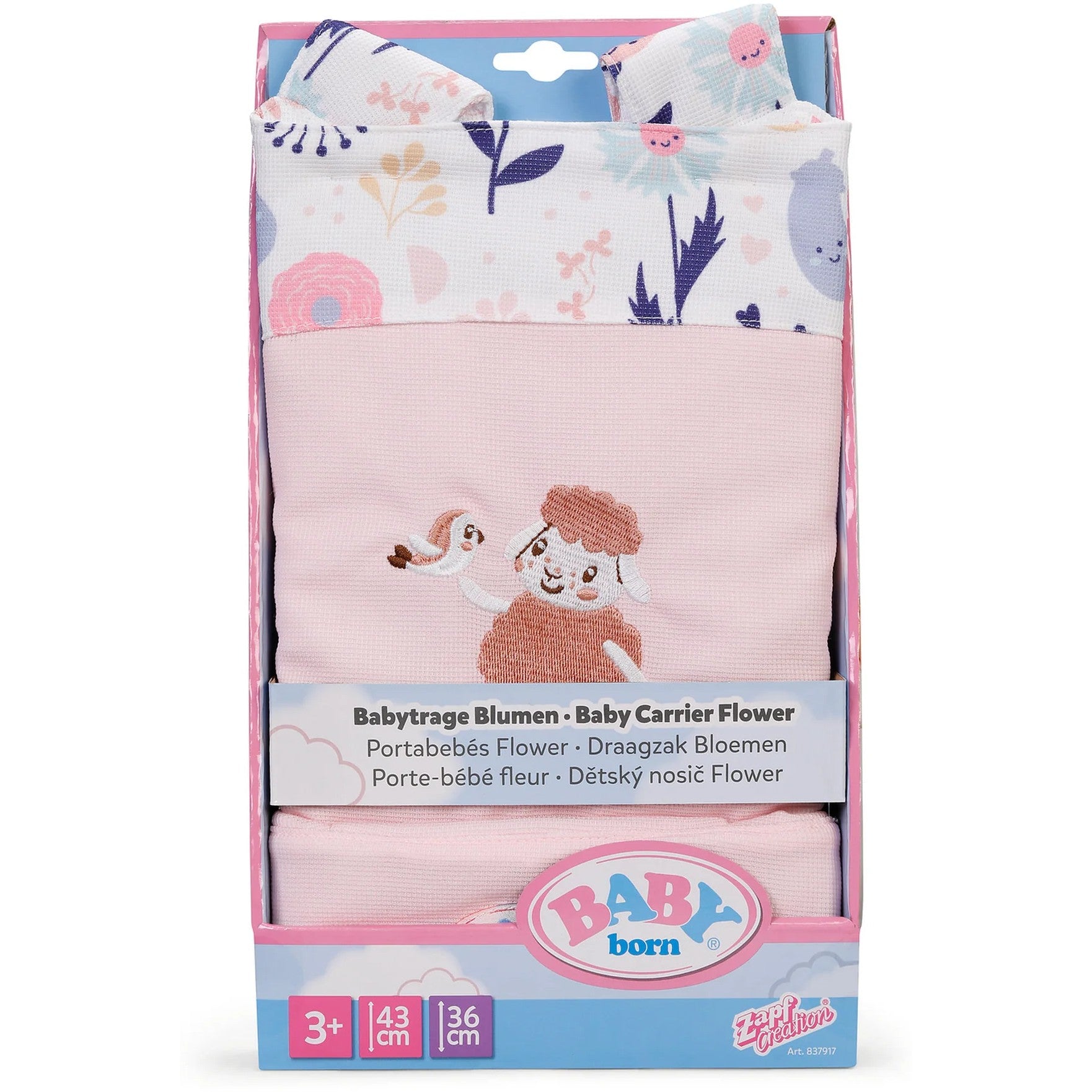 BABY born - Flower Doll Carrier Accessory Set 43cm