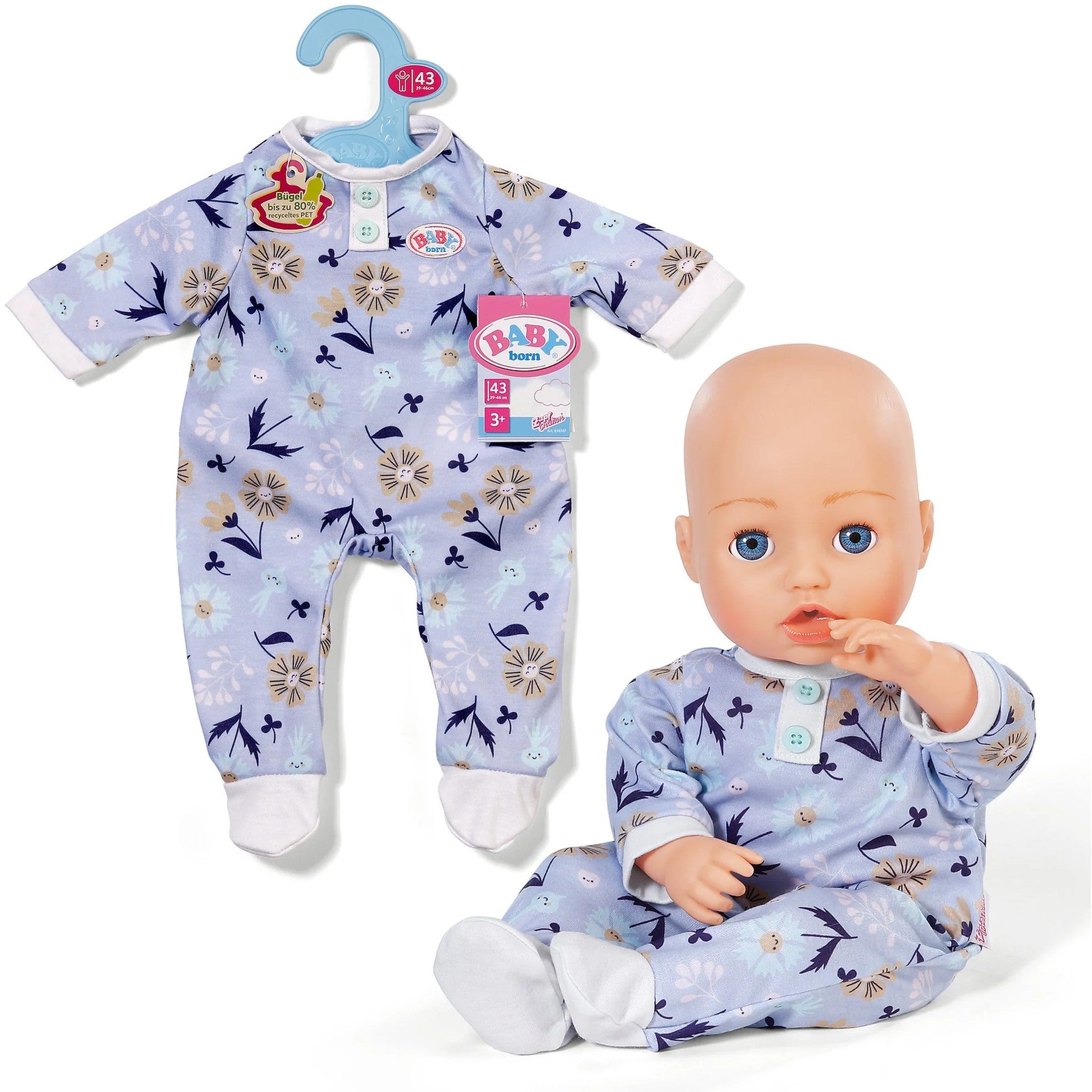 BABY born - Blue Doll Romper 43cm Outfit