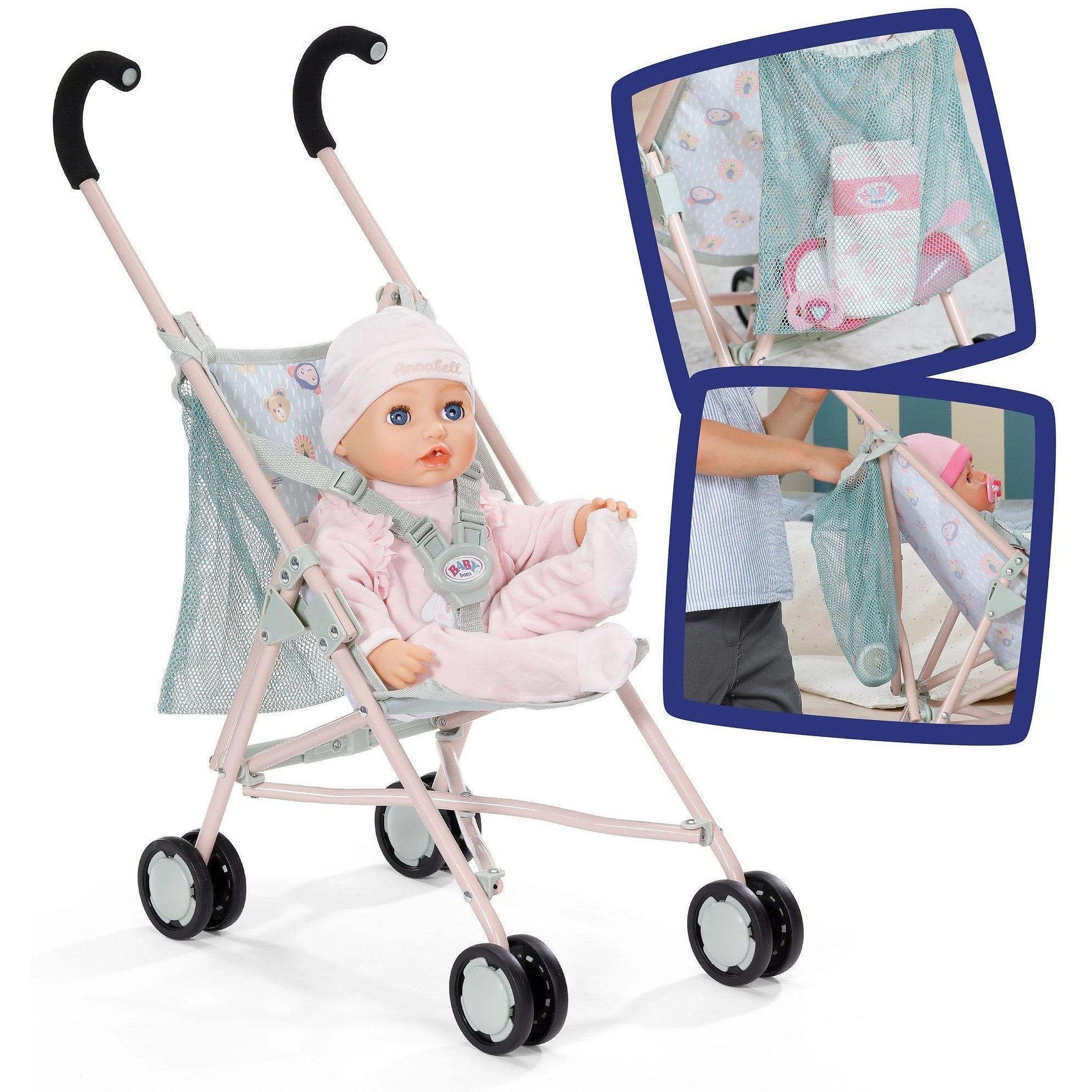 BABY born - Jungle Doll Stroller with Bag