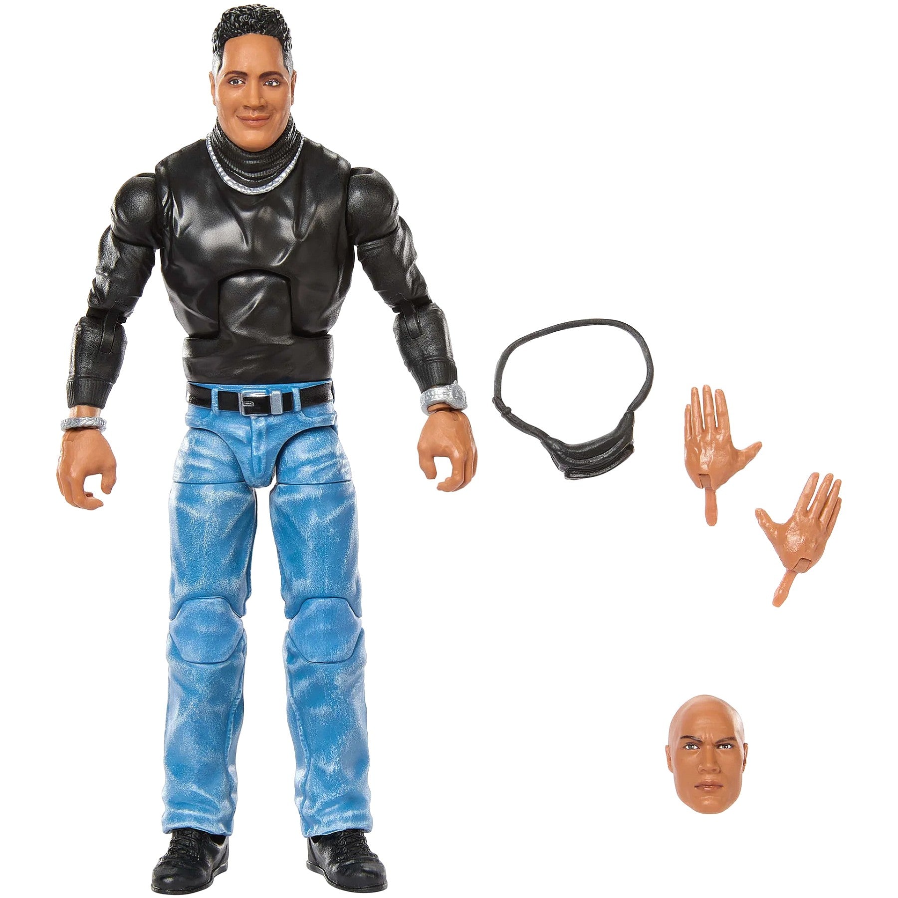 WWE - Elite Collection The Fanny Pack Rock Action Figure 6-Inch - Mattel