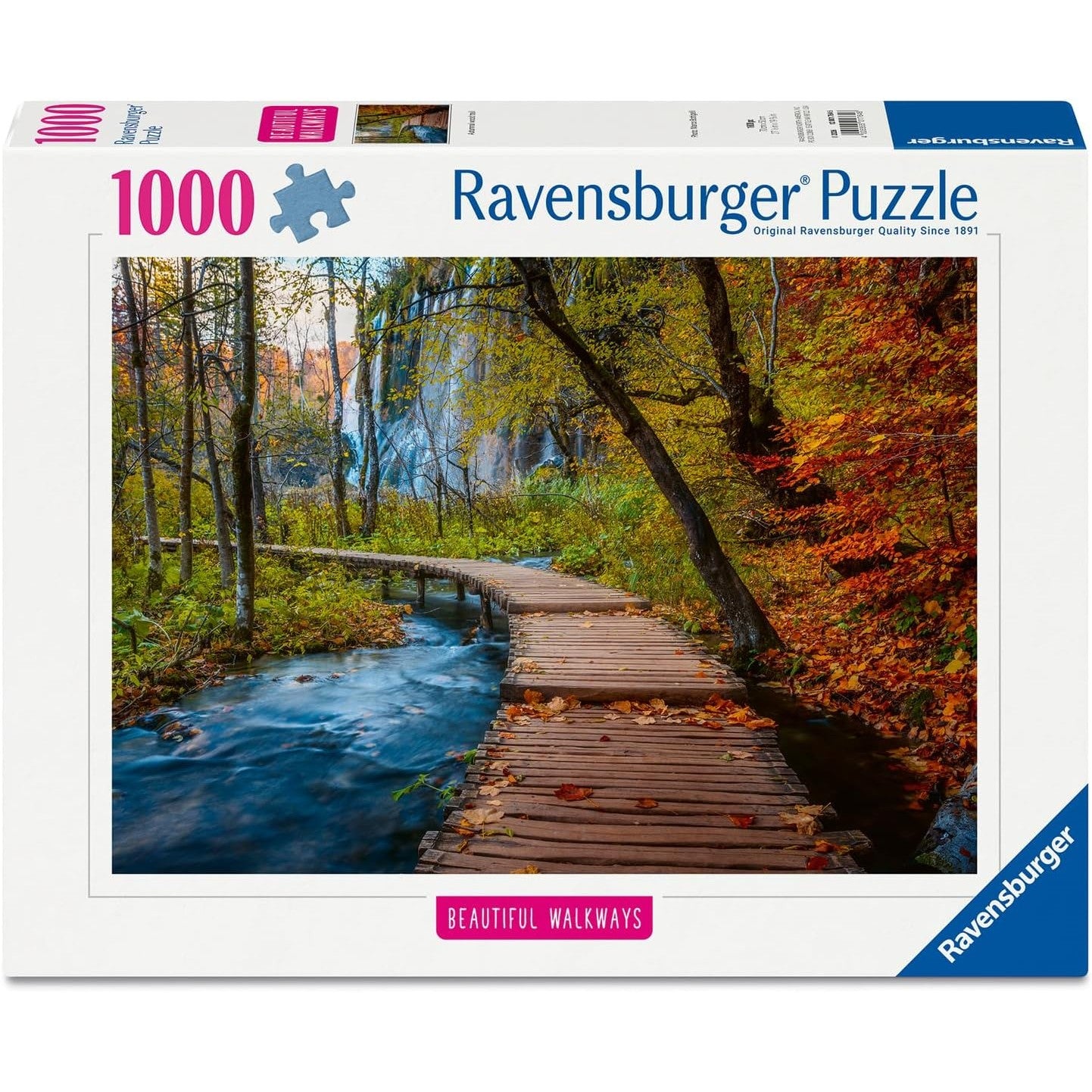 Ravensburger - Beautiful Walkways Autumnal Wooden Trail Jigsaw Puzzle 1000 Pieces