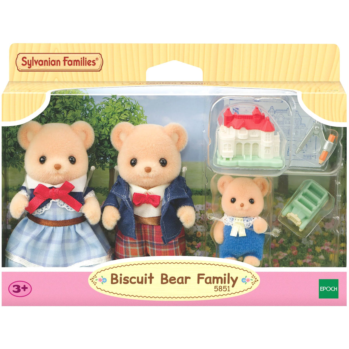 Sylvanian Families - Biscuit Bear Family Set