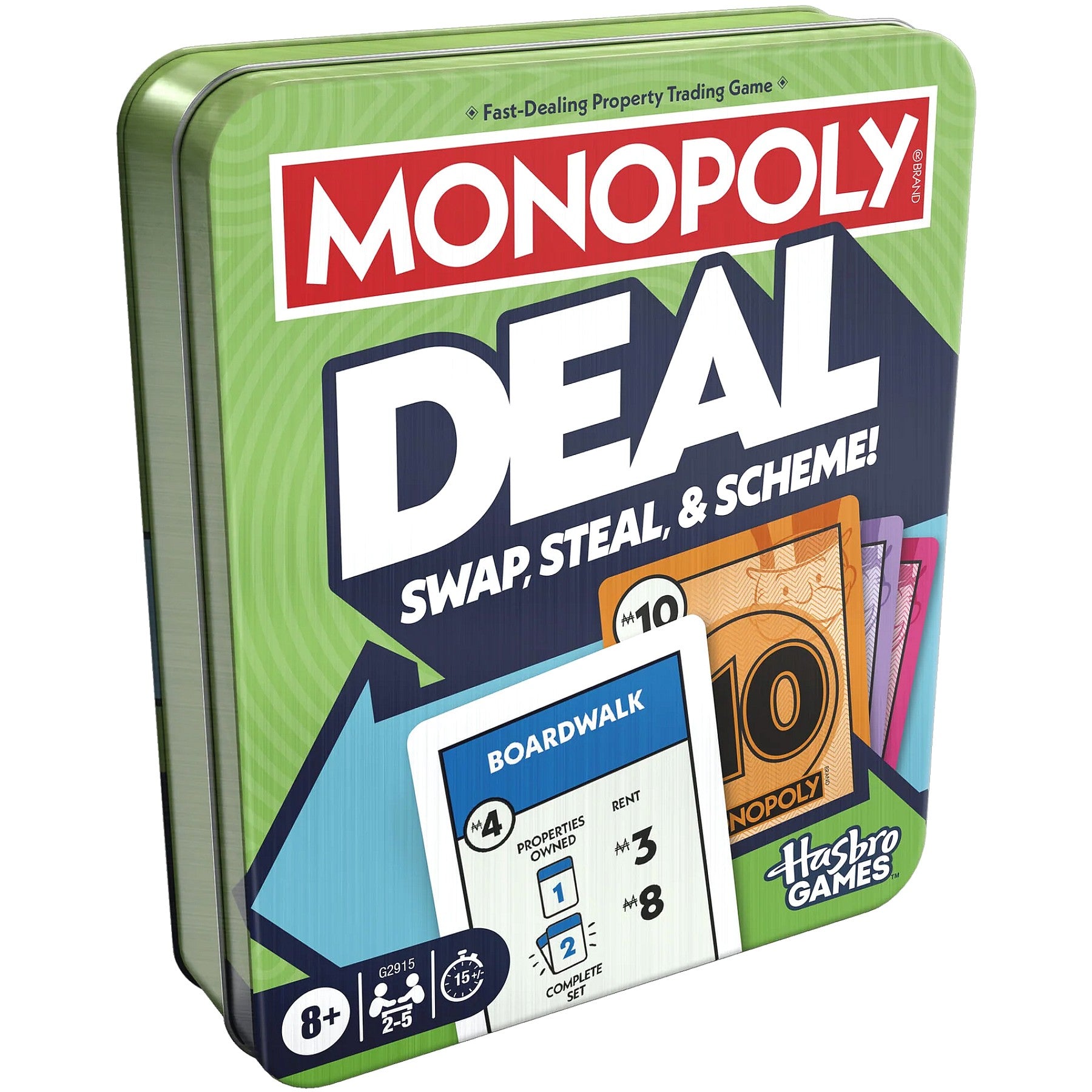 Monopoly - Deal Tin Card Game - Hasbro