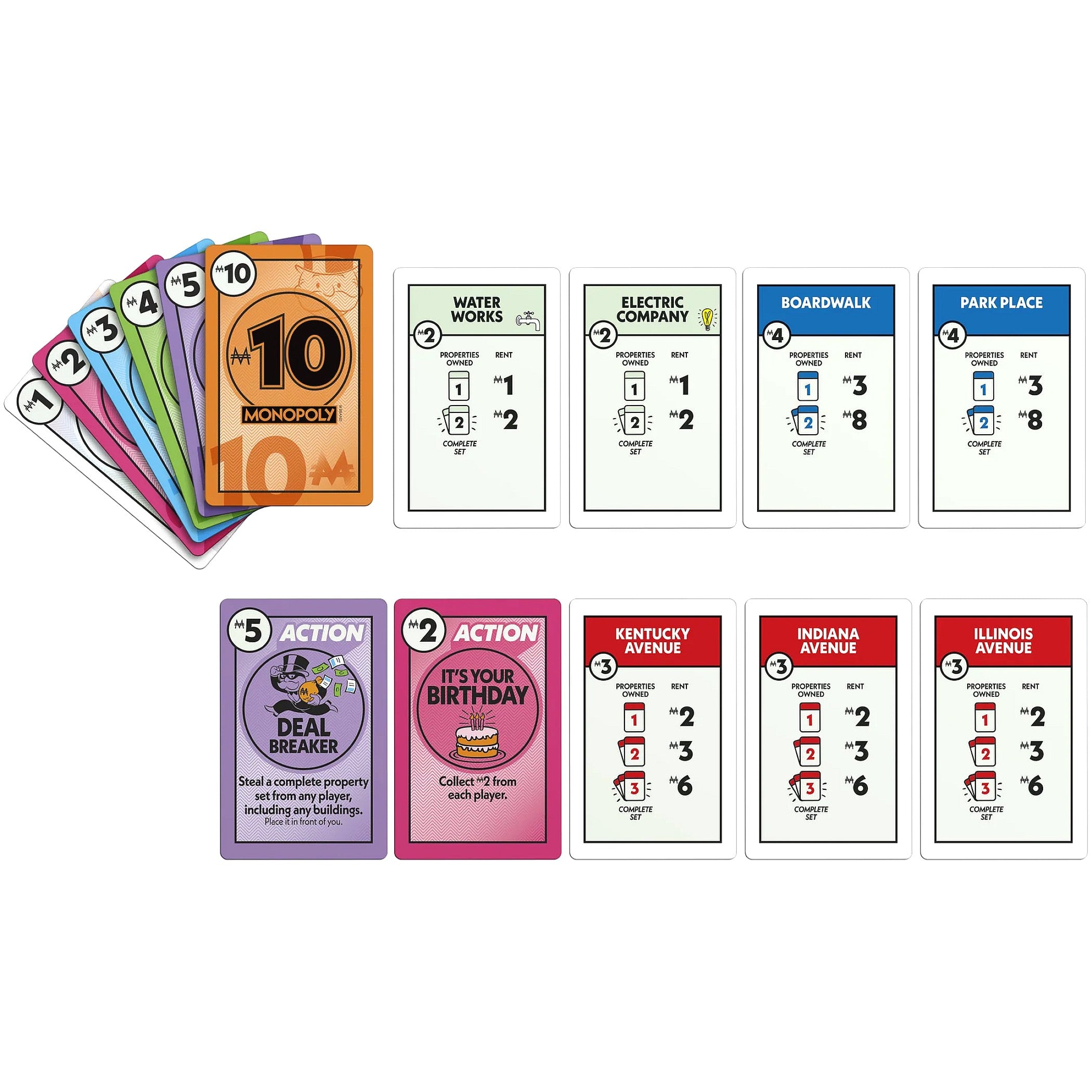Monopoly - Deal Tin Card Game - Hasbro