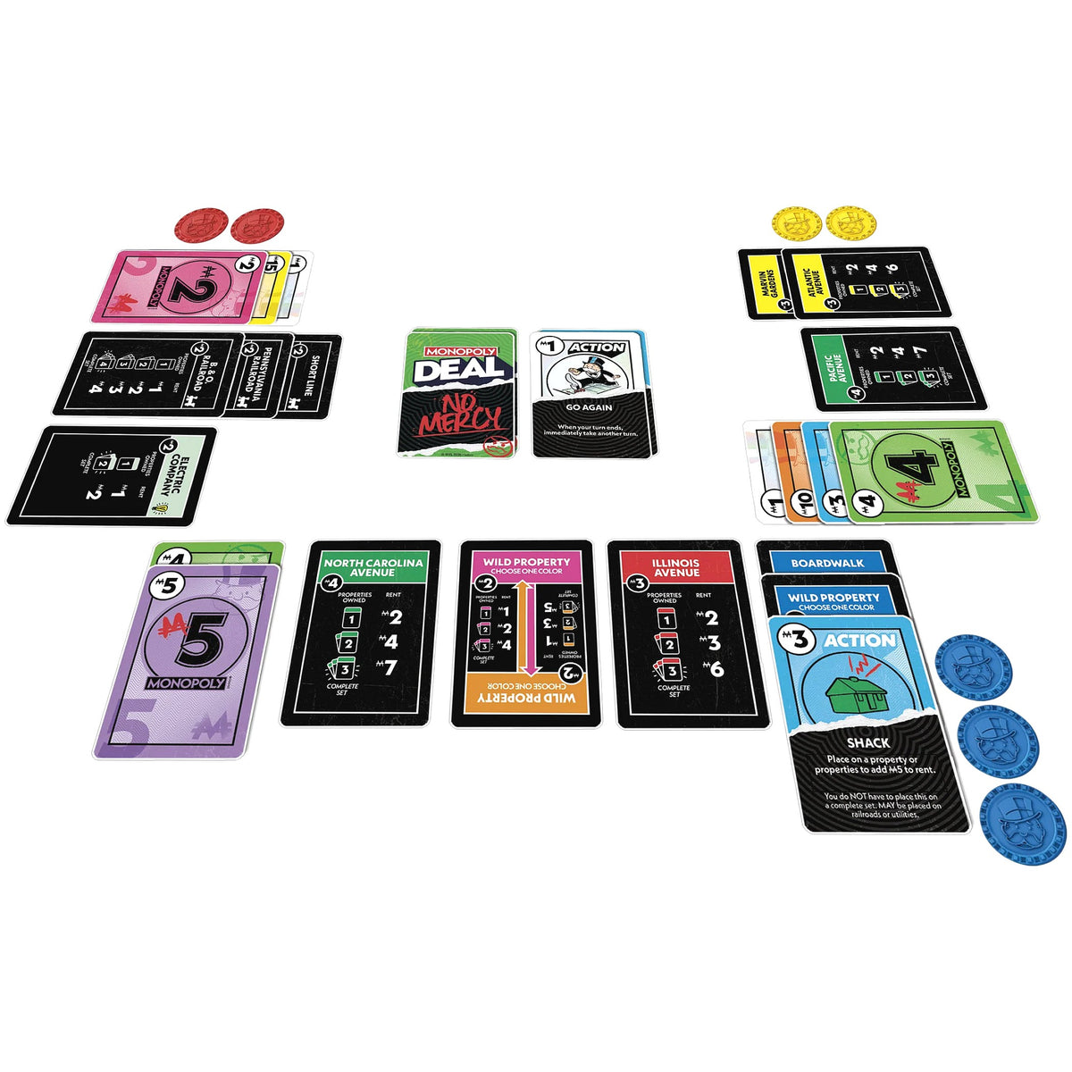 Monopoly - Deal No Mercy Card Game - Hasbro