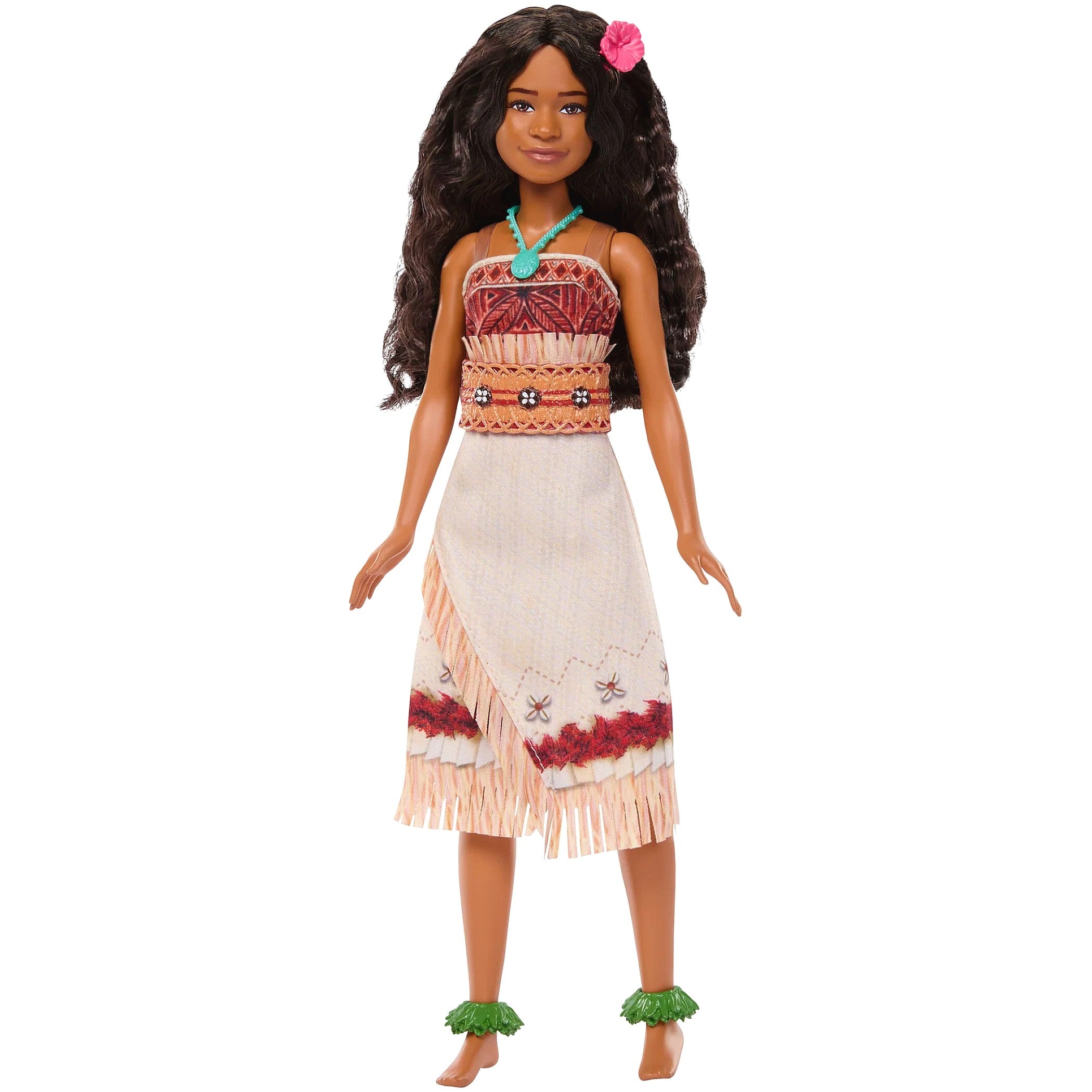 Disney - Moana Doll with Removable Fashion & 5 Accessories Inspired by Live Action Movie - Mattel