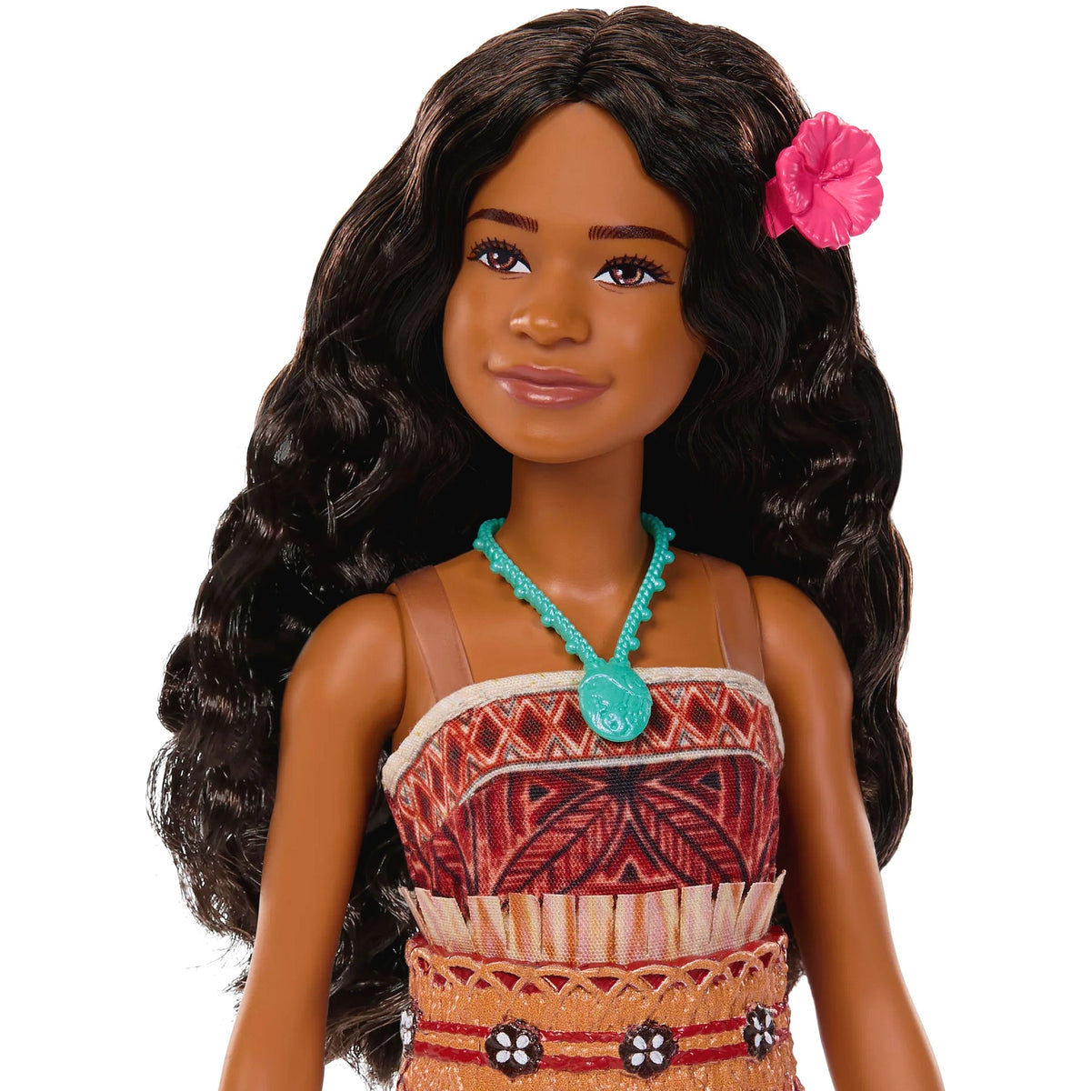 Disney - Moana Doll with Removable Fashion & 5 Accessories Inspired by Live Action Movie - Mattel