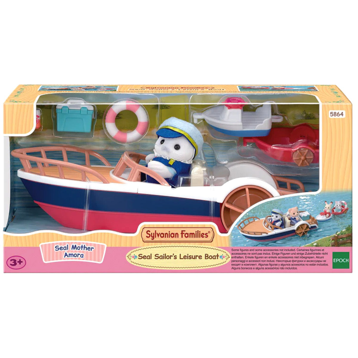 Sylvanian Families - Seal Sailor's Leisure Boat Set