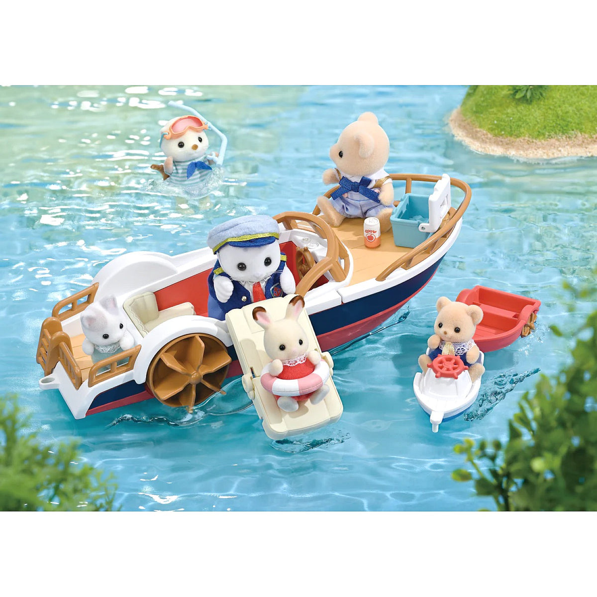 Sylvanian Families - Seal Sailor's Leisure Boat Set