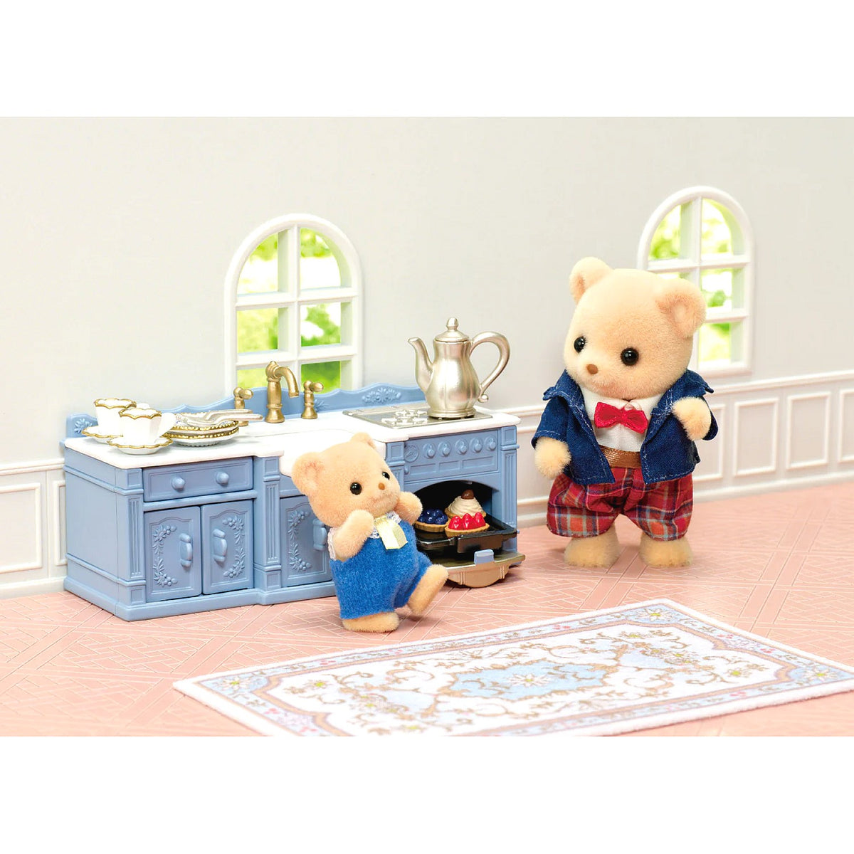 Sylvanian Families - Red Roof Riverside Manor Elegant Dining Room Playset