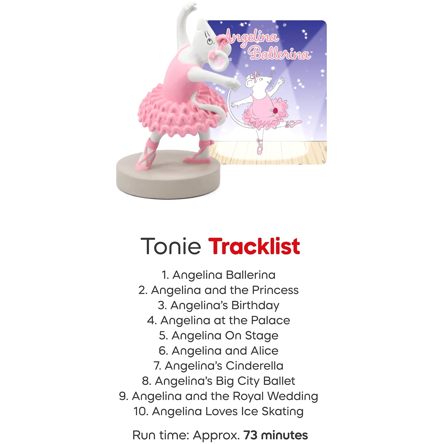 Tonies - Angelina Ballerina Tonie Audio Character (Toniebox not Included)