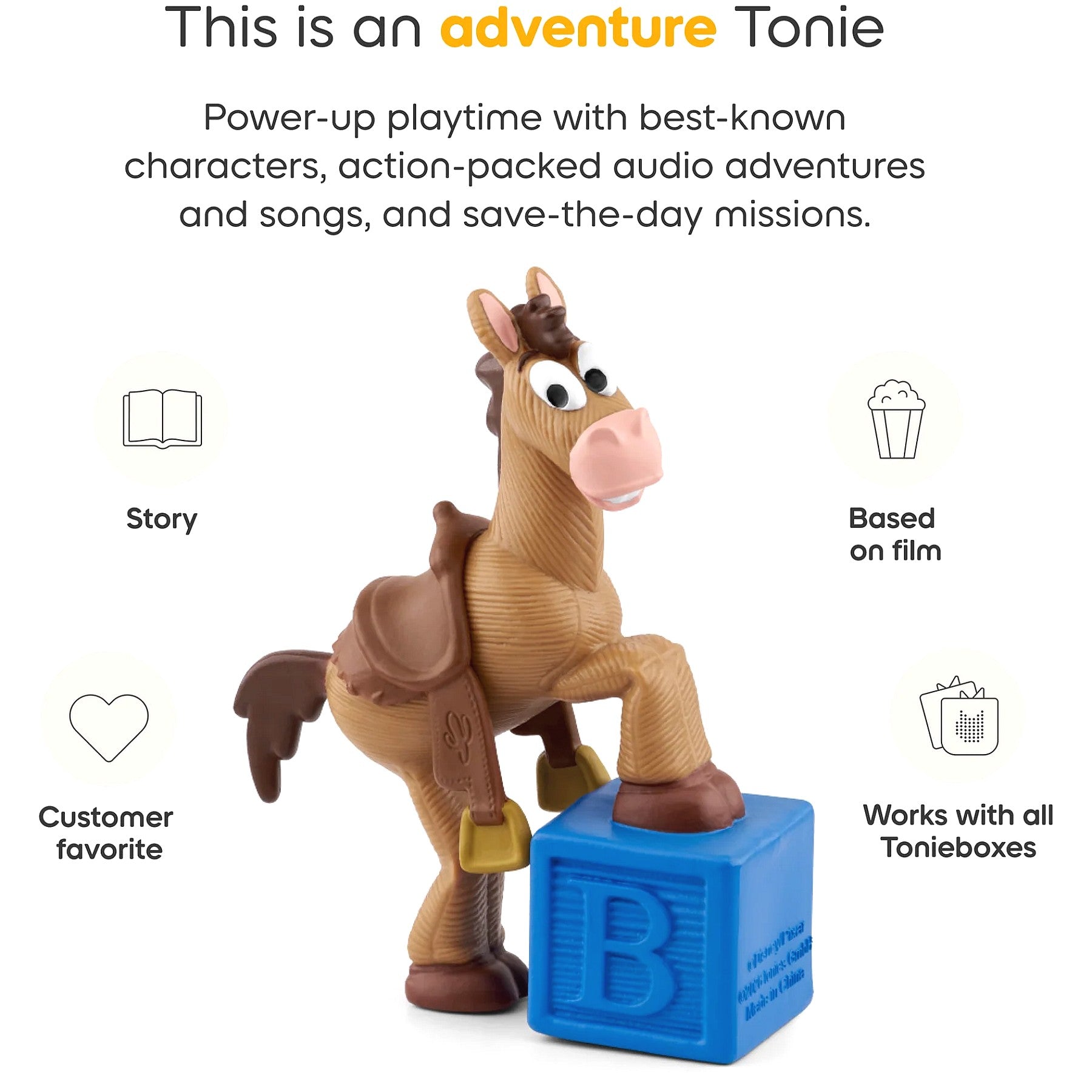 Tonies - Disney Pixar Toy Story 5: Bullseye Tonie Audio Character (Toniebox Not Included)