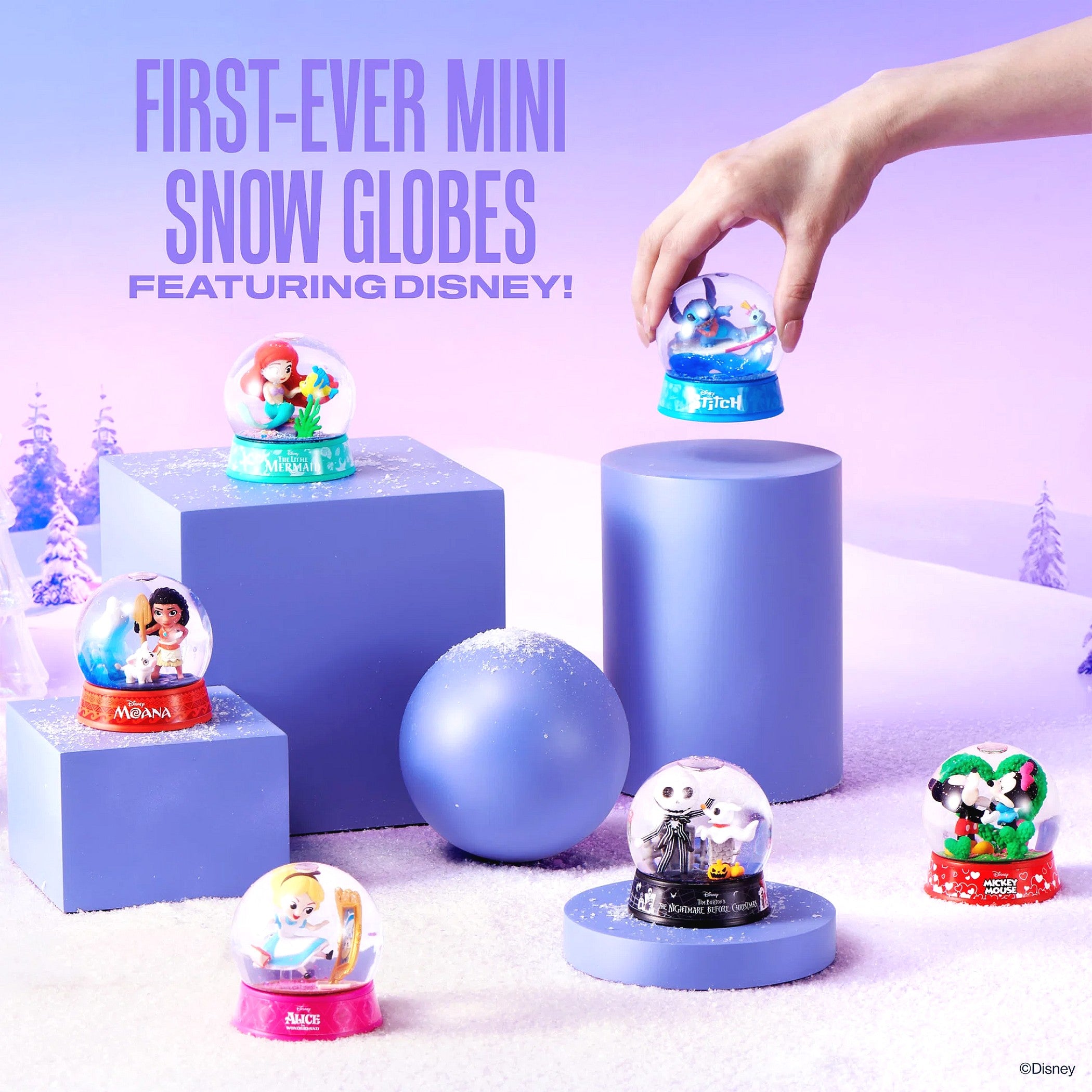 ZURU - Mini Brands Create Disney Snow Globes Series 1 Blind Capsule