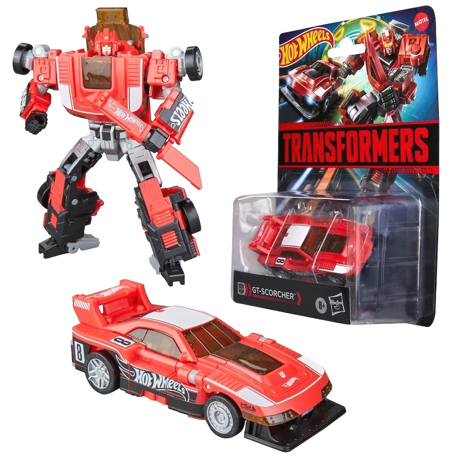Transformers - Collaborative Hot Wheels X Transformers GT-Scorcher Action Figure - Hasbro