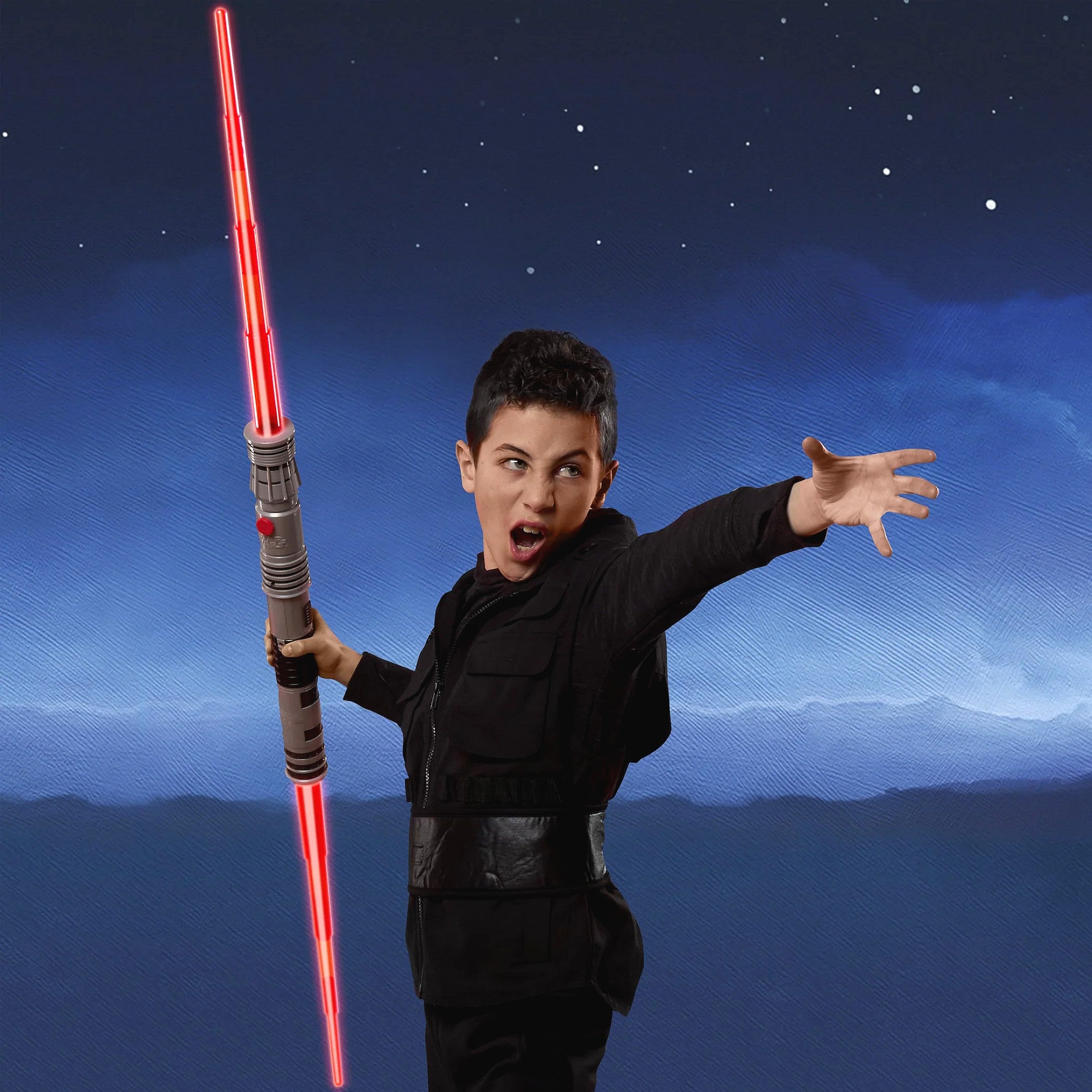 Star Wars - Darth Maul Electronic Double Bladed Lightsaber - Hasbro