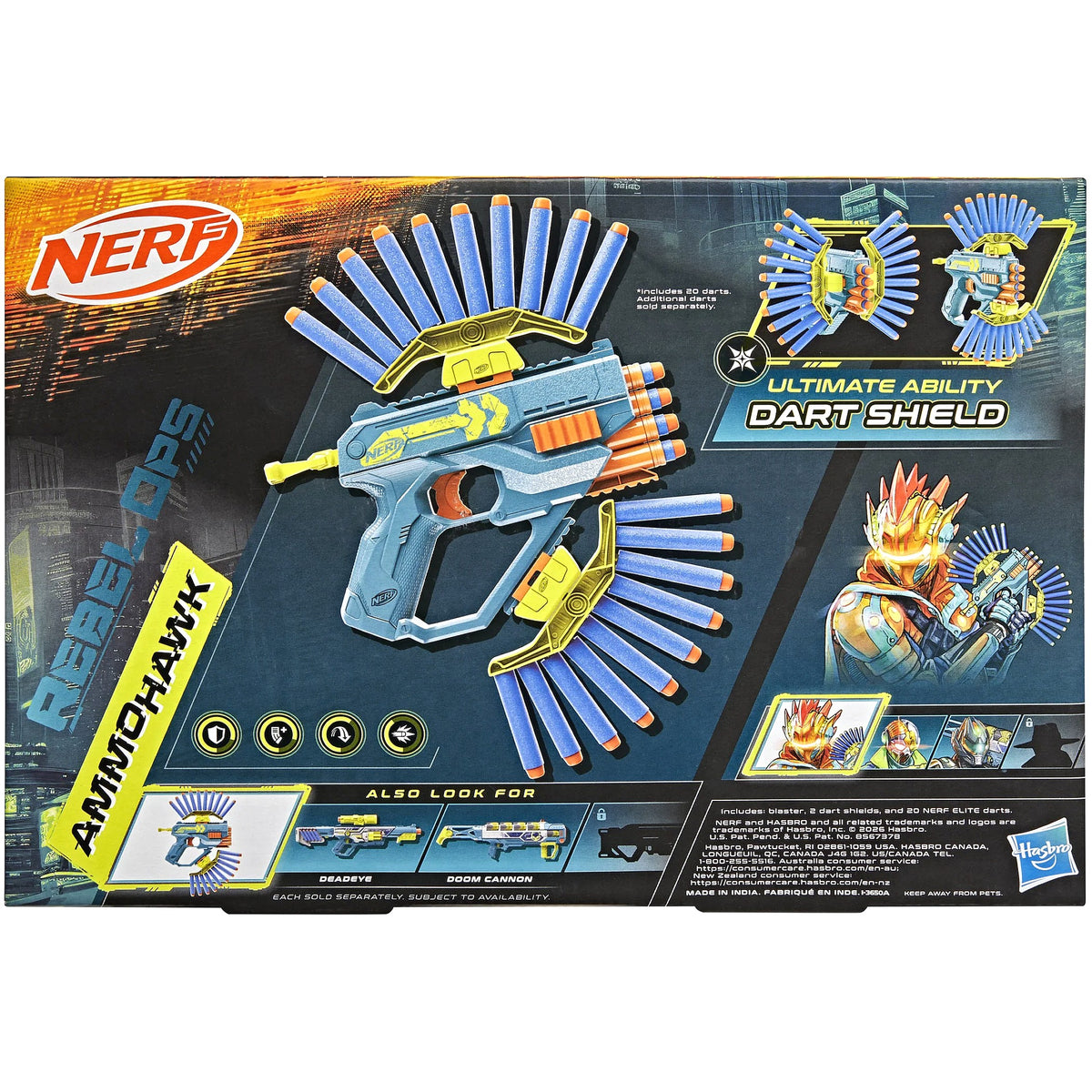 Nerf - Elite Rebel Ops Ammohawk - Hasbro
