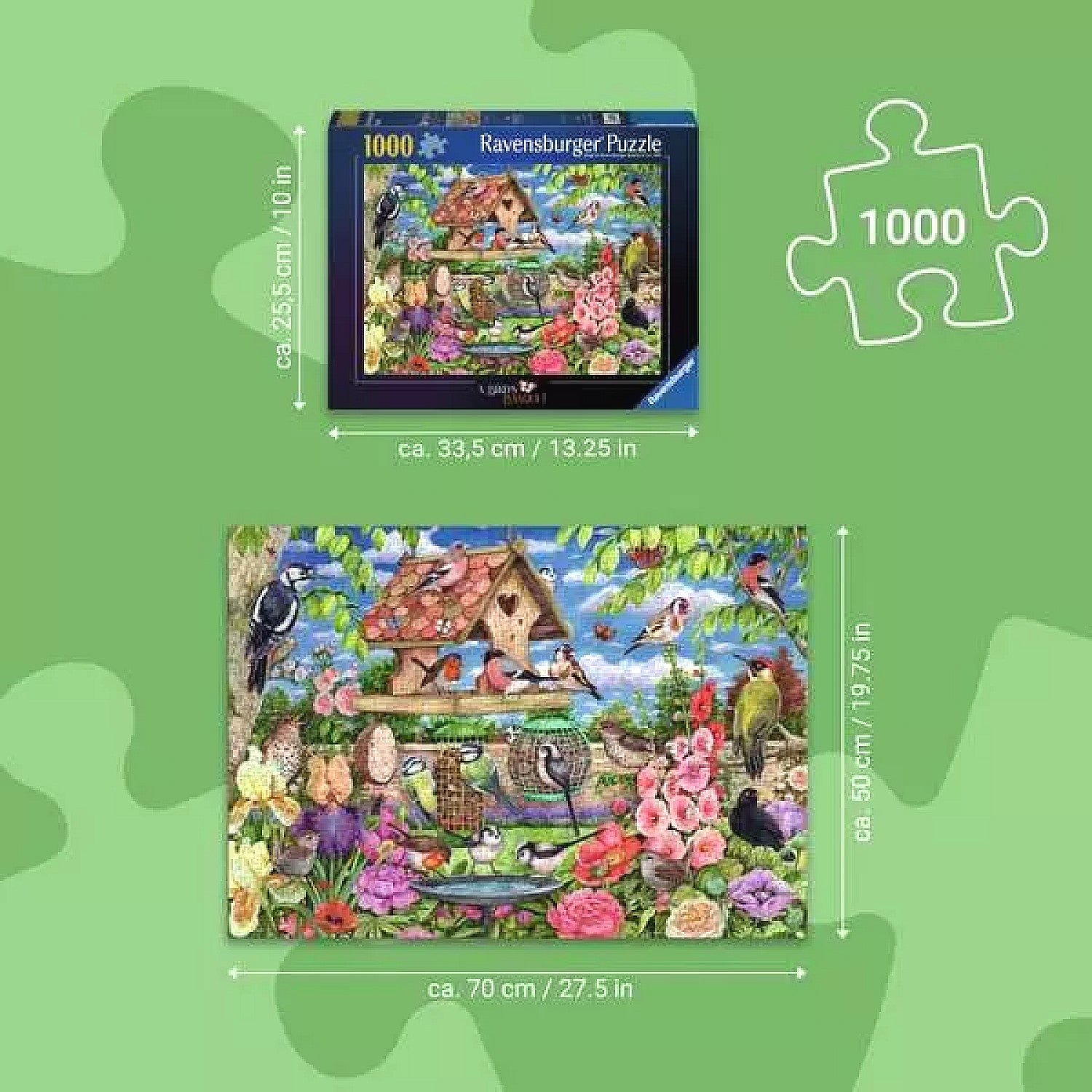 Ravensburger - A Birds Banquet Jigsaw Puzzle 1000 Pieces