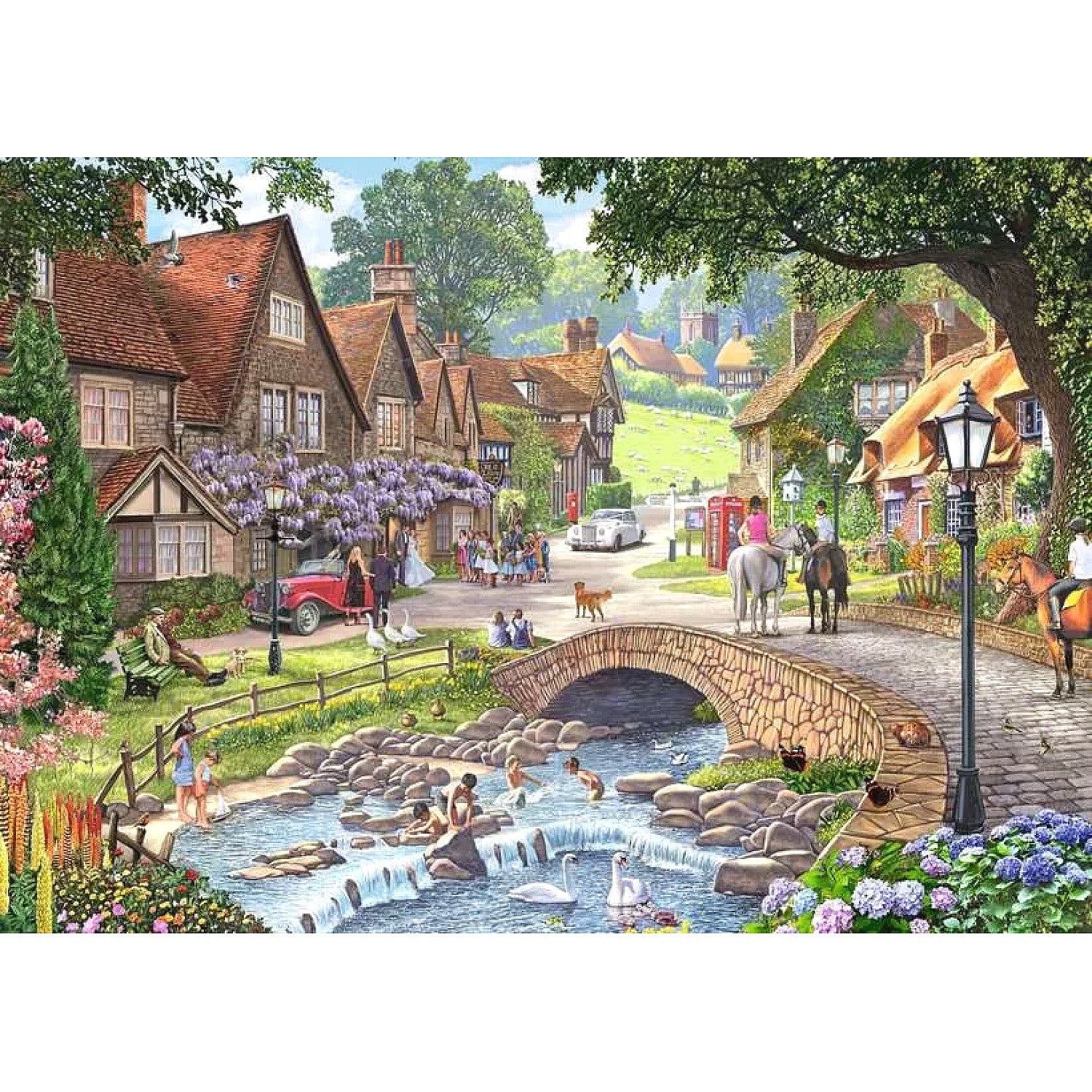 Ravensburger - Leisure Days No.13 Lazy Days by the Stream Jigsaw Puzzle 1000 Pieces