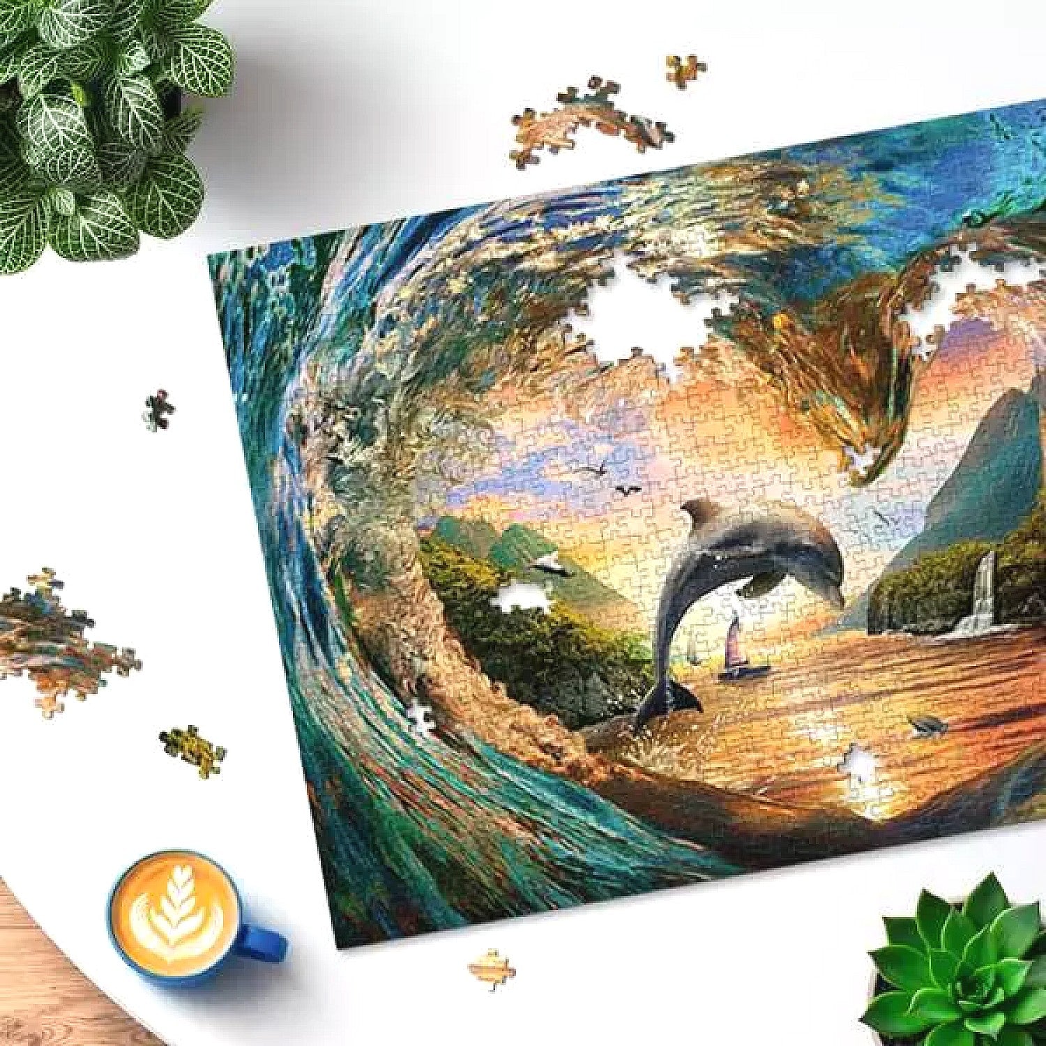 Ravensburger - Sunset Splash Jigsaw Puzzle 1000 Pieces