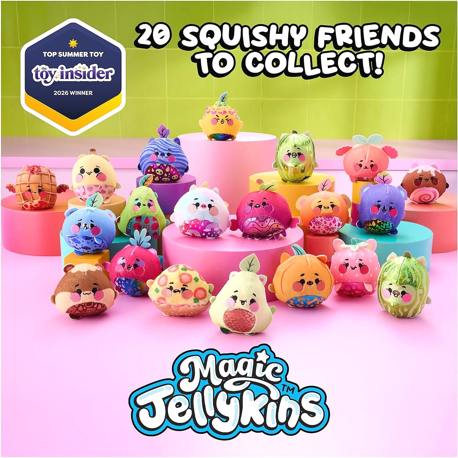 Magic Jellykins - 3-Inch Water-Activated Surprise Sensory Toy in Jar - Single Pack Blind Box